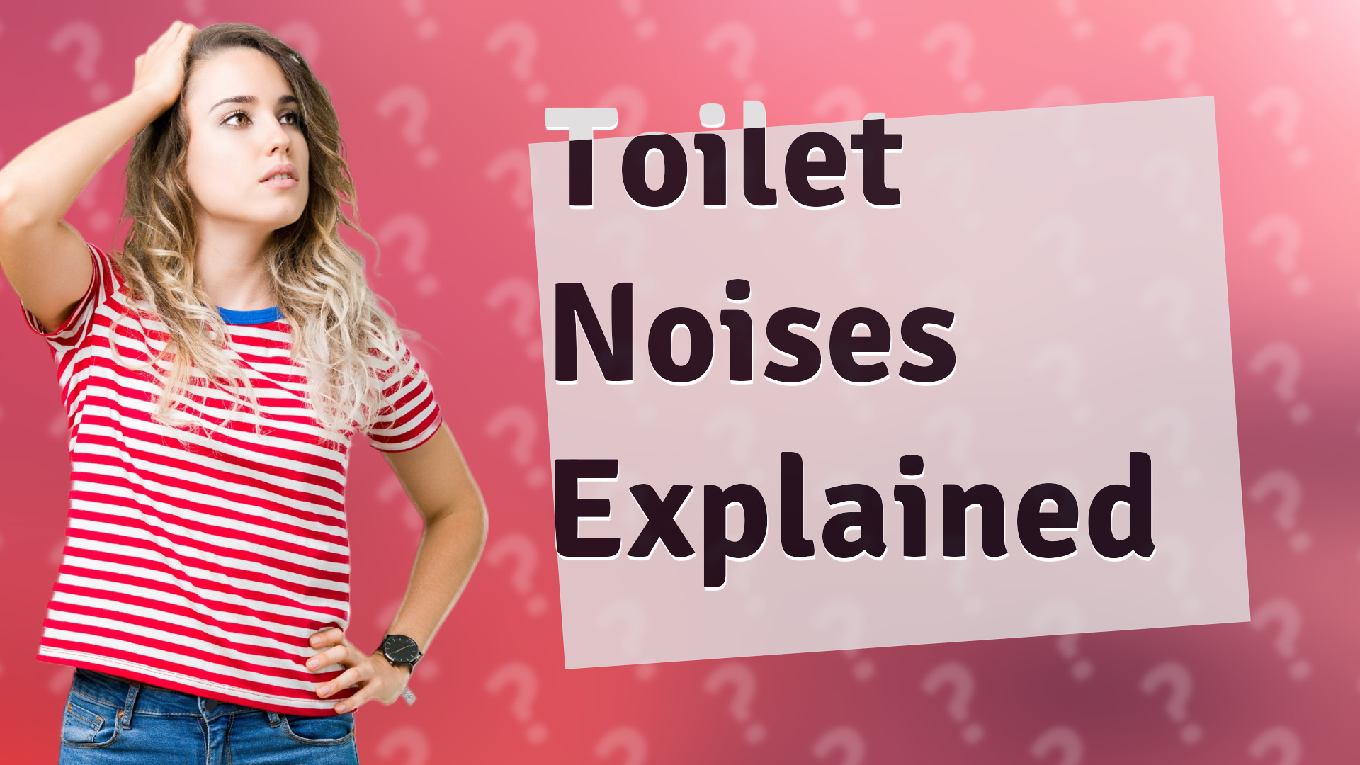 Toilet Noises Explained