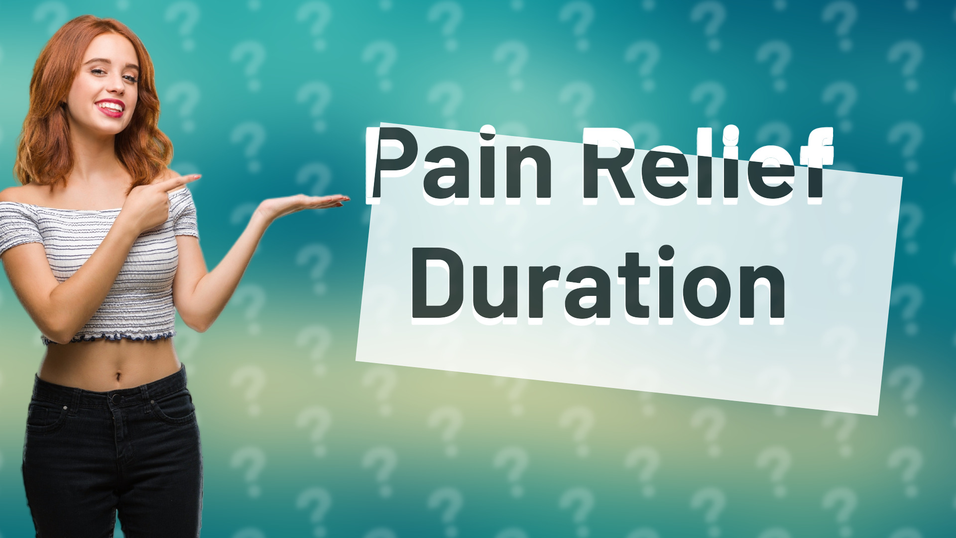 Pain Relief Duration