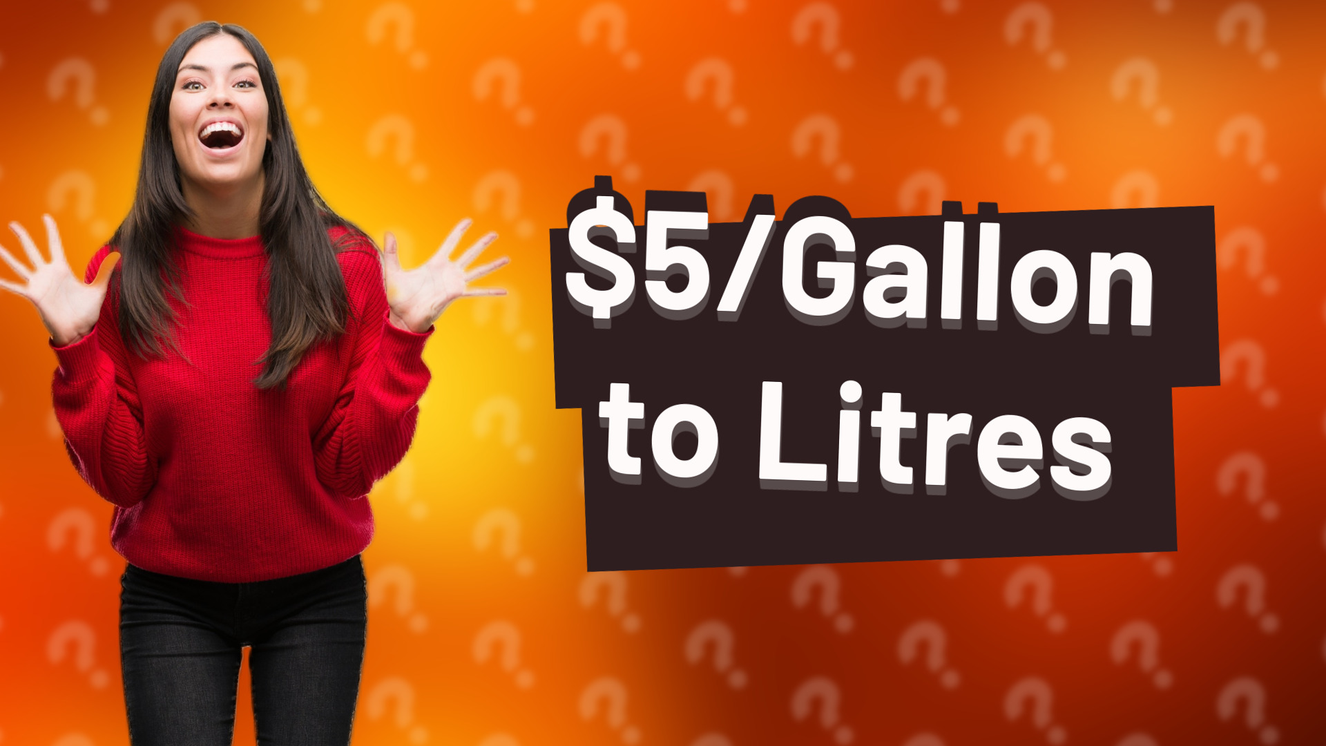 $5/Gallon to Litres