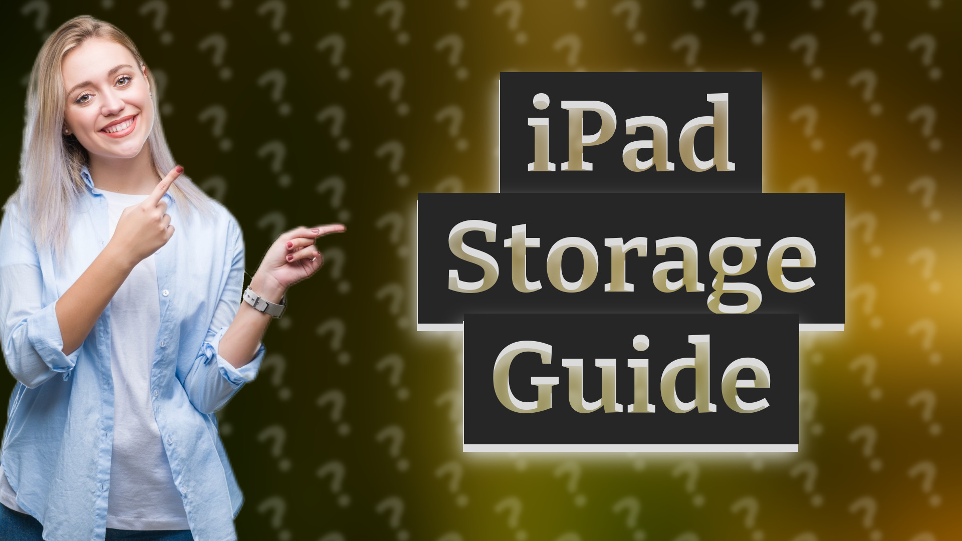 iPad Storage Guide