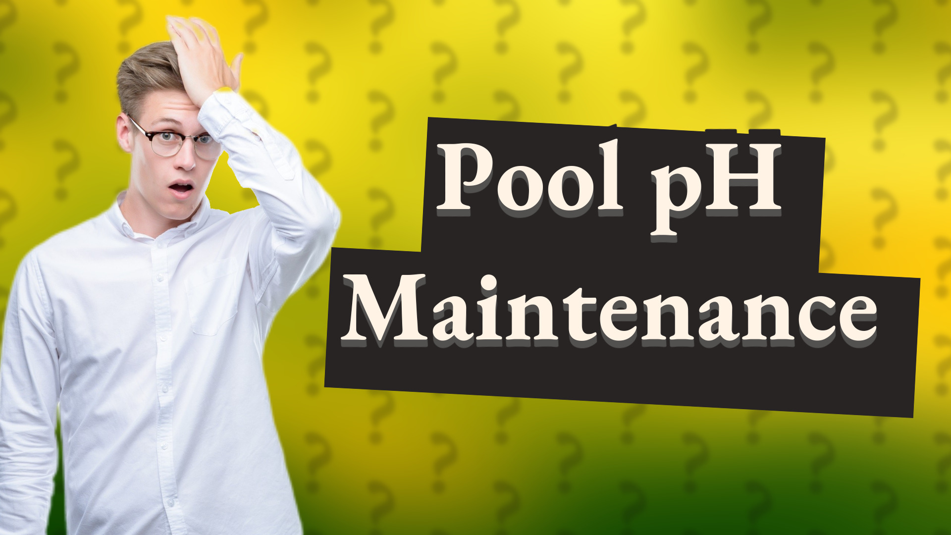 Pool pH Maintenance