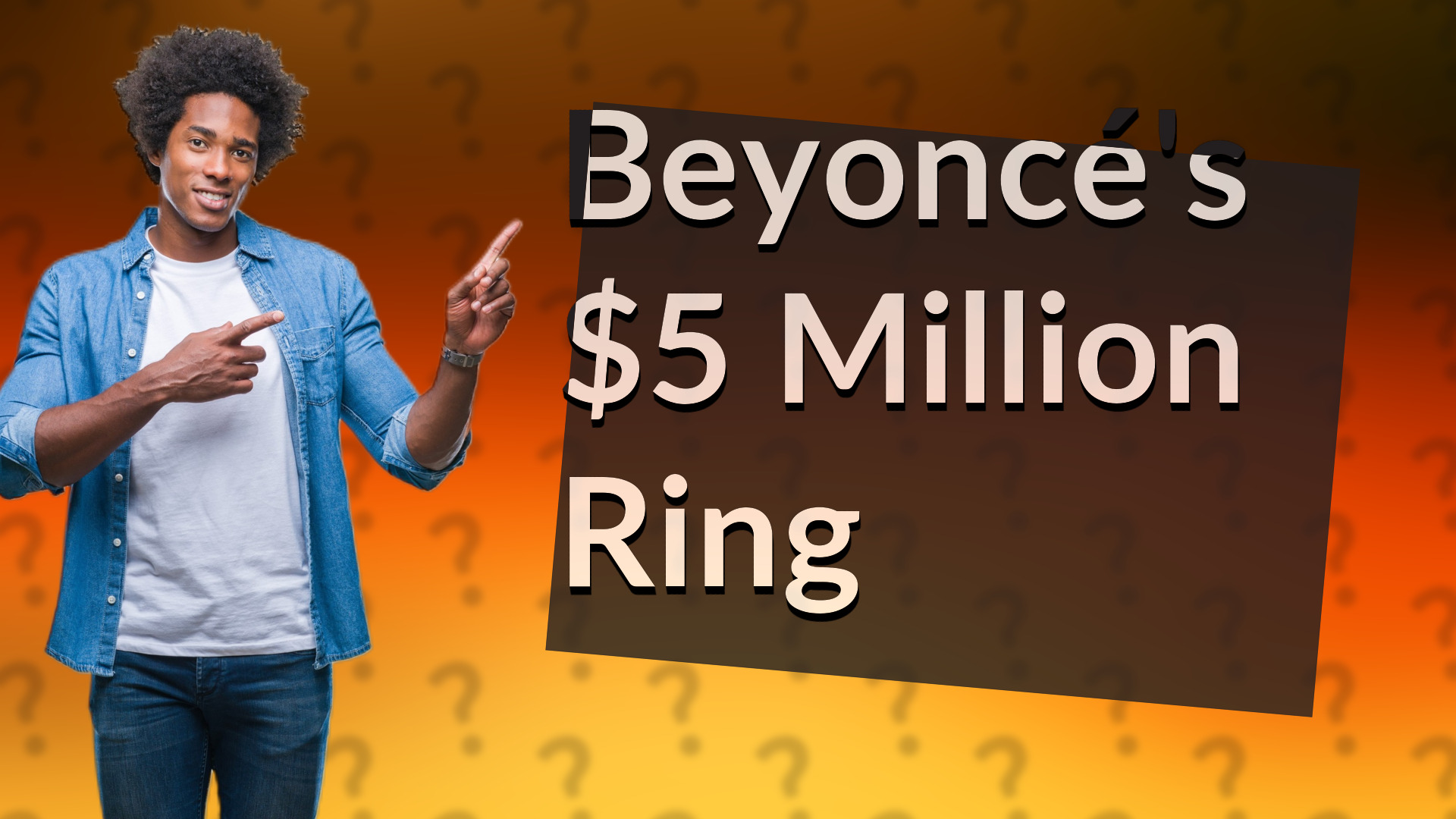 Beyoncé's $5 Million Ring