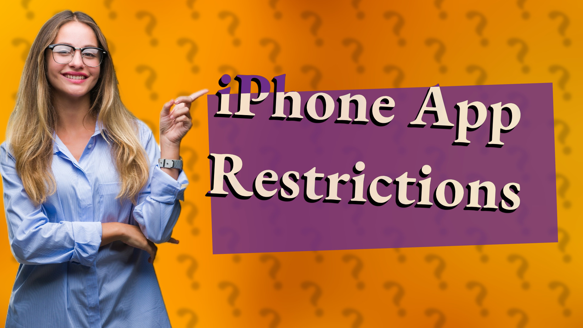 iPhone App Restrictions