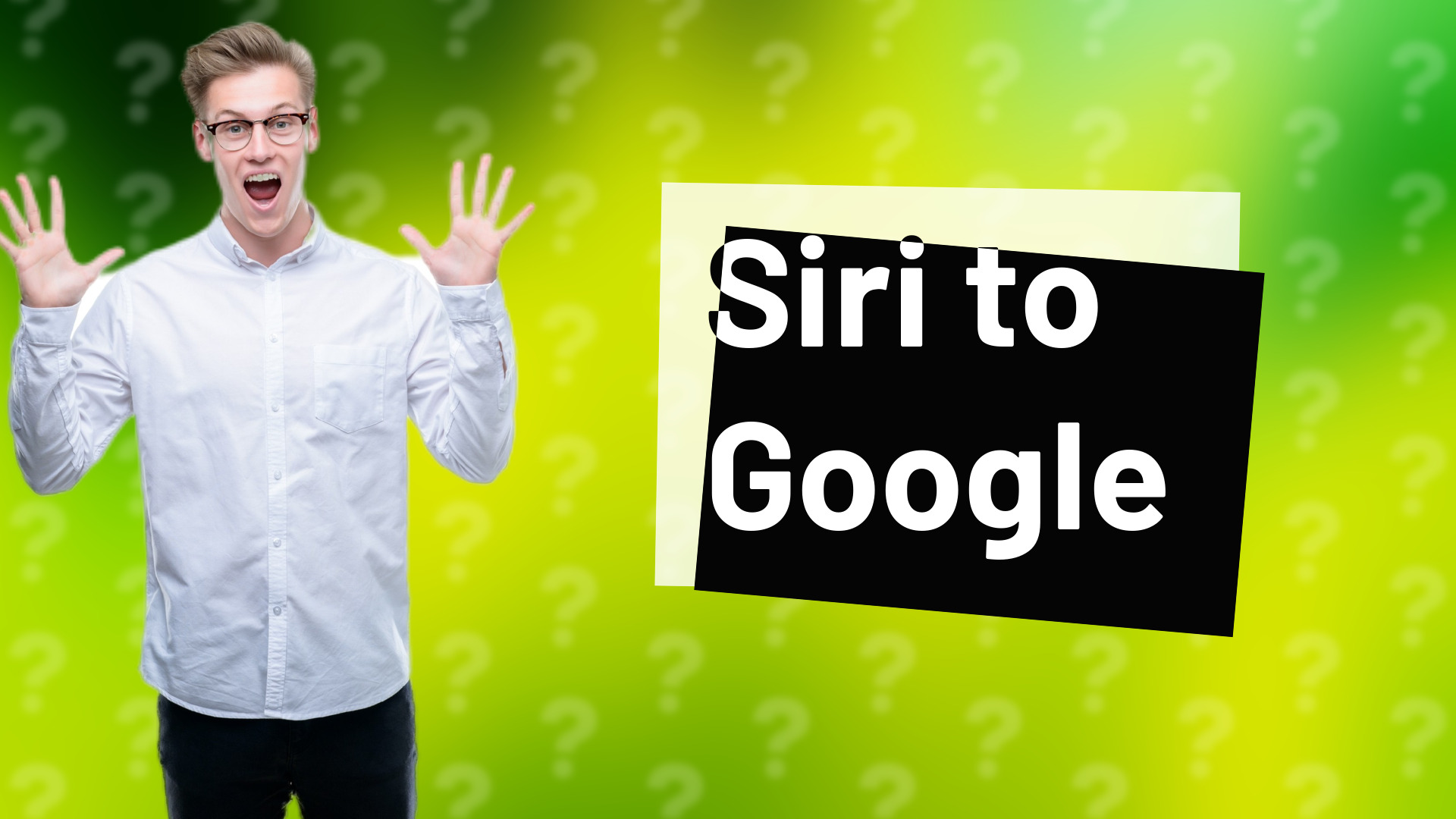Siri to Google