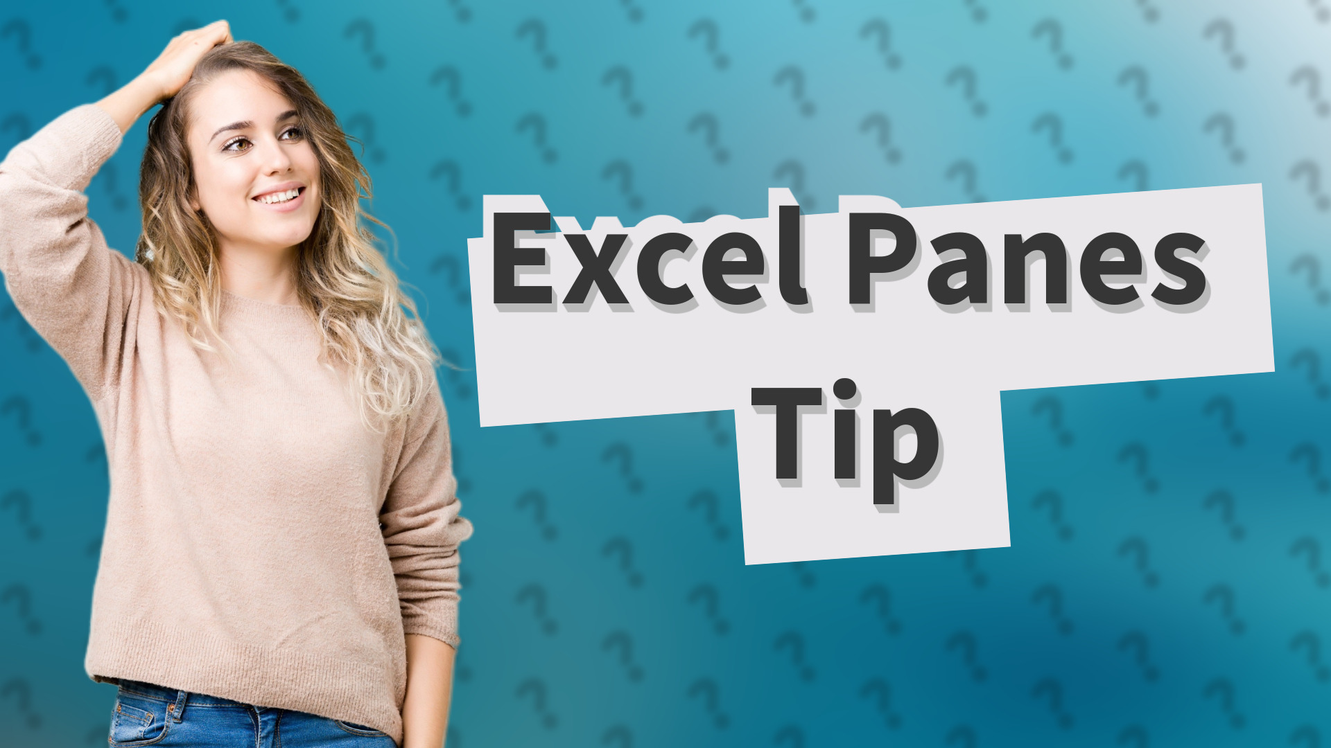 Excel Panes Tip