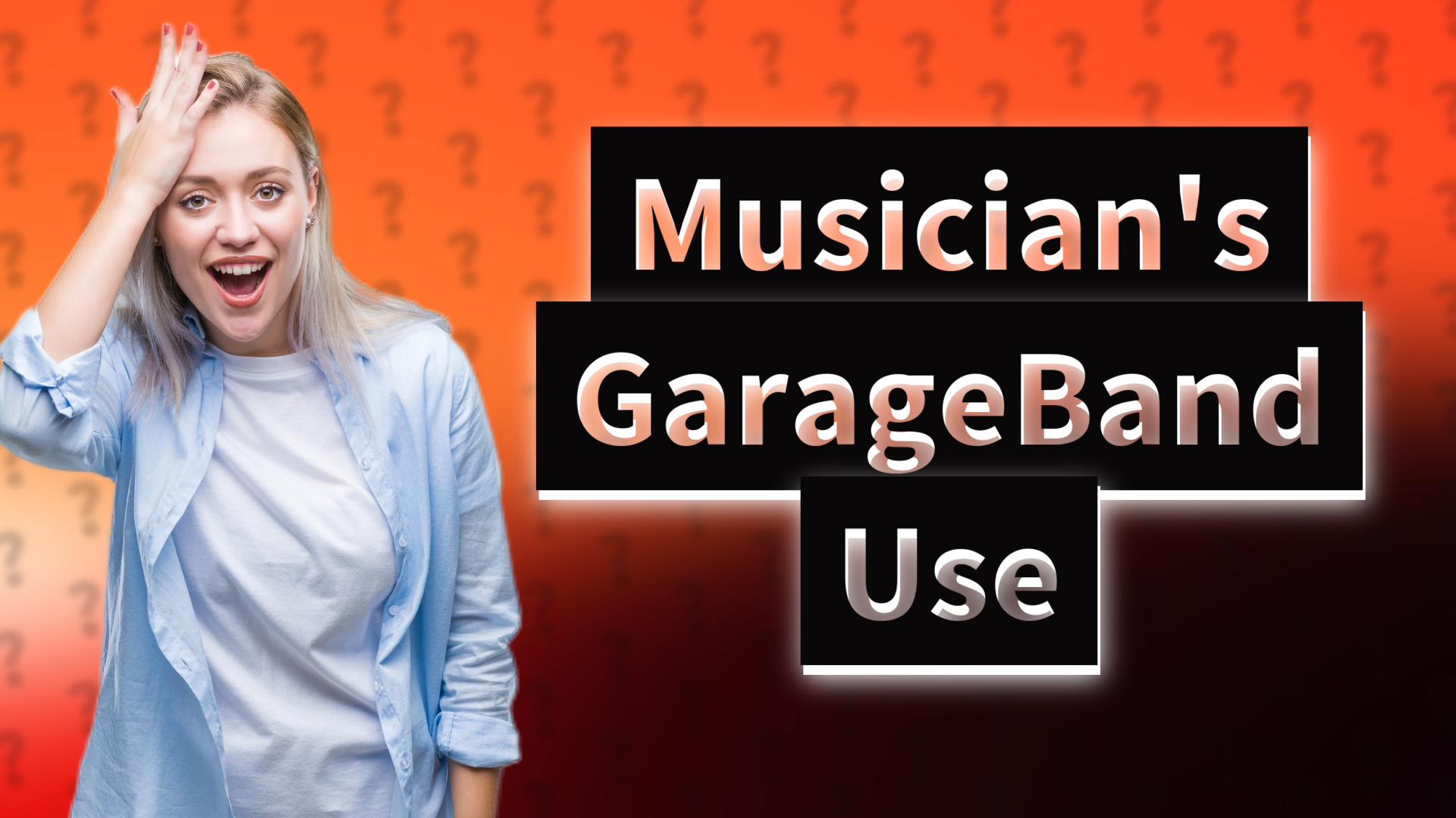Musician's GarageBand Use
