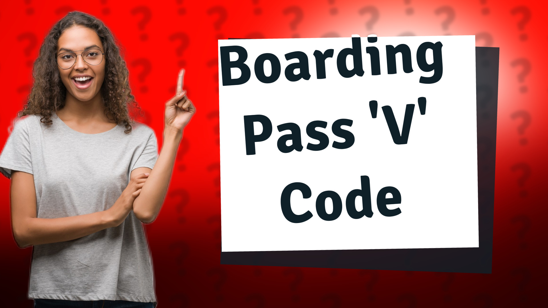 Boarding Pass 'V' Code