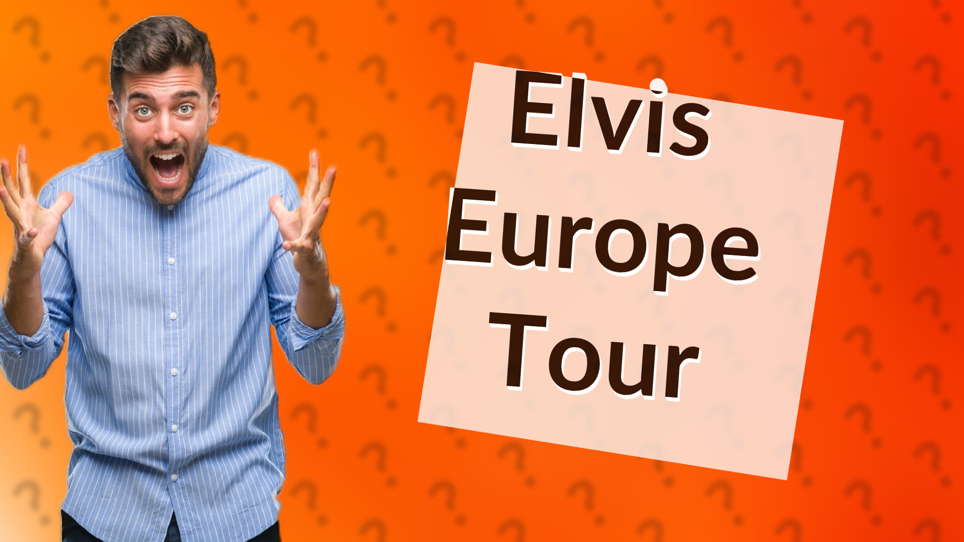 Elvis Europe Tour