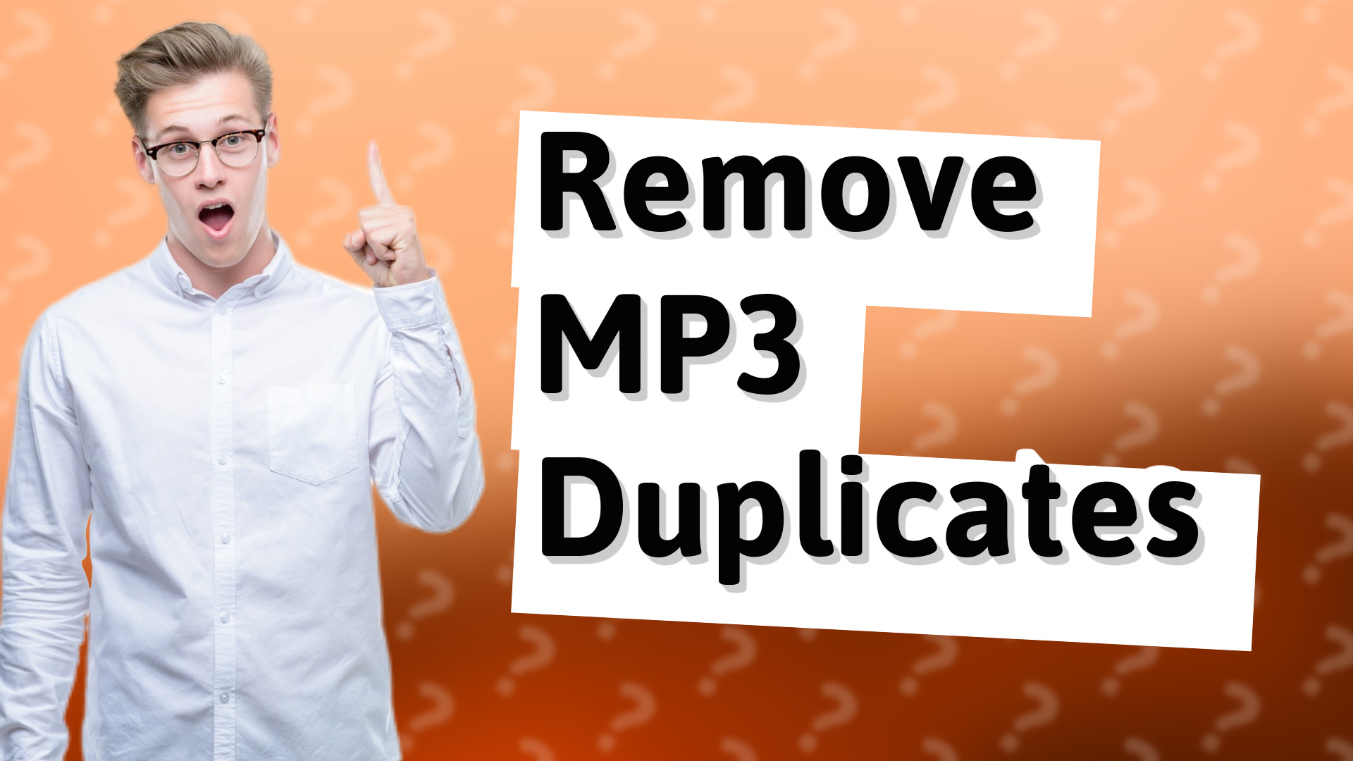 Remove MP3 Duplicates