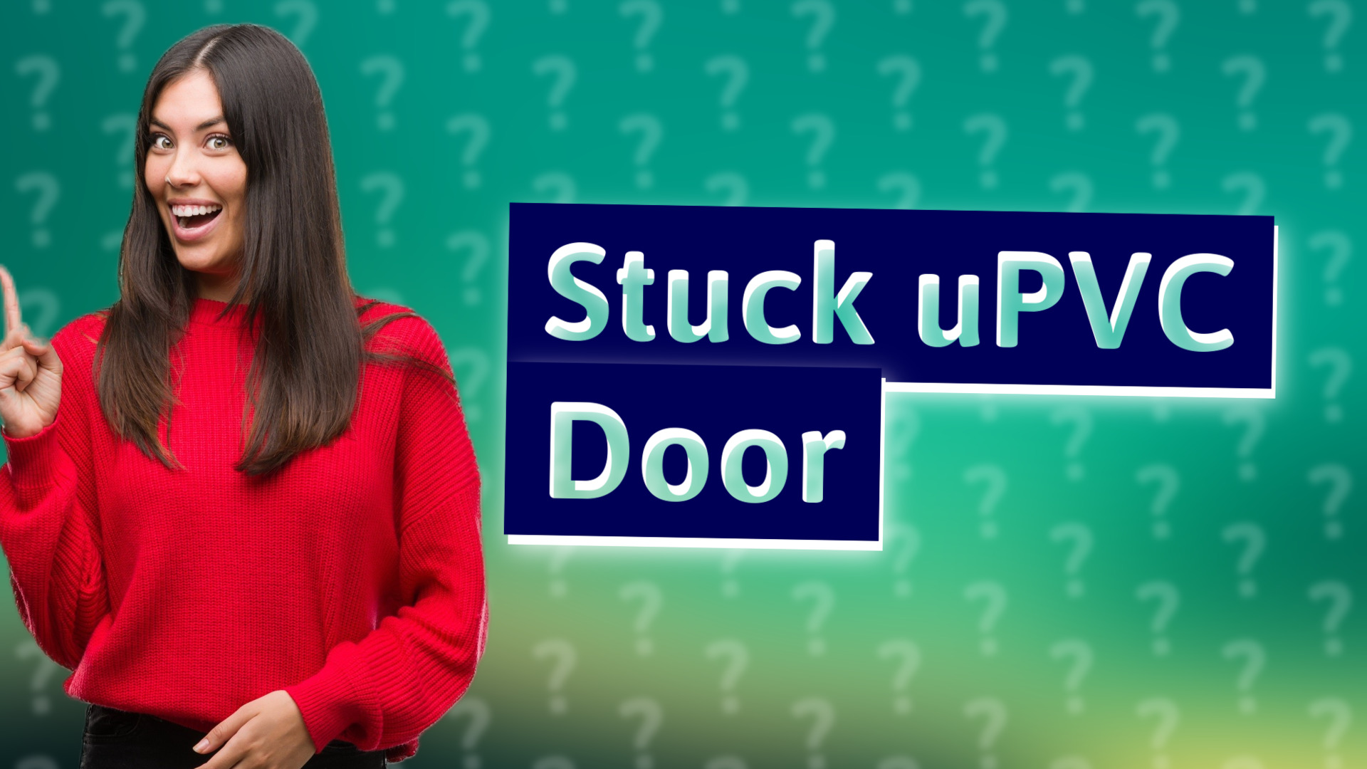 Stuck uPVC Door
