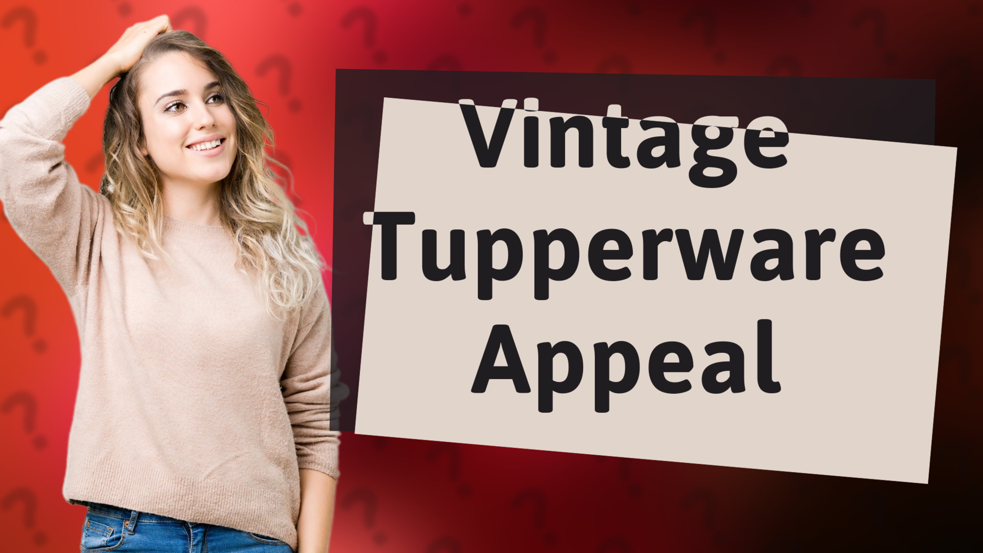 Vintage Tupperware Appeal