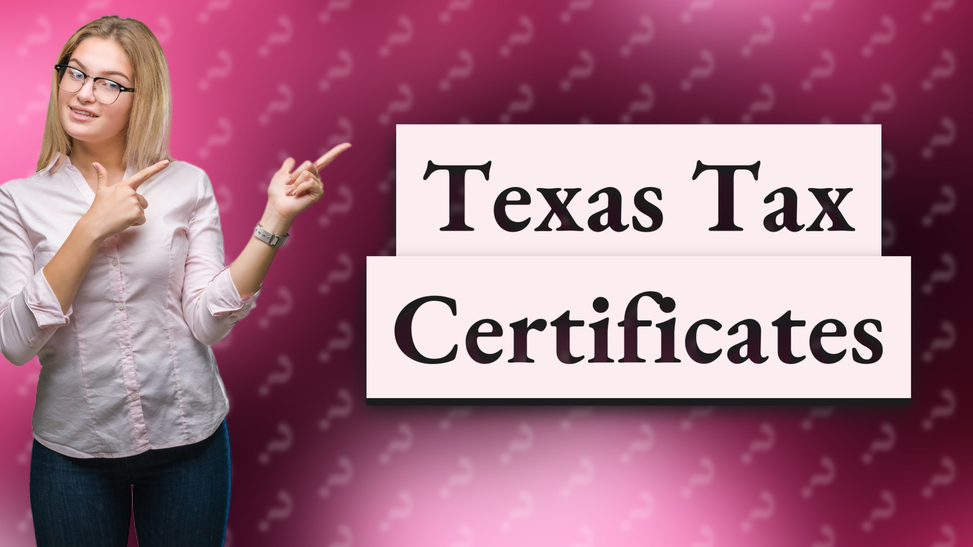 Texas Tax Certificates