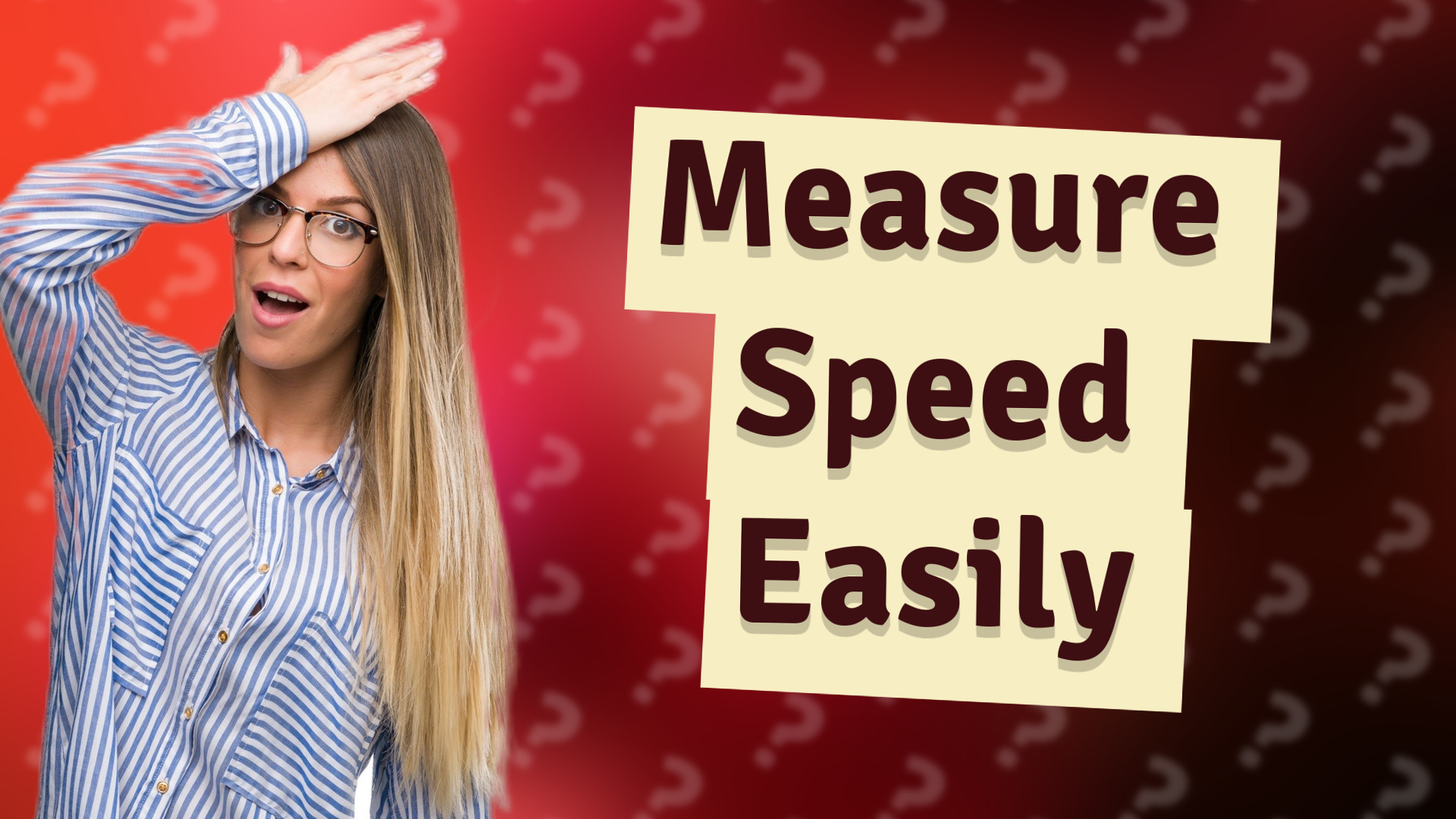 Measure Speed Easily