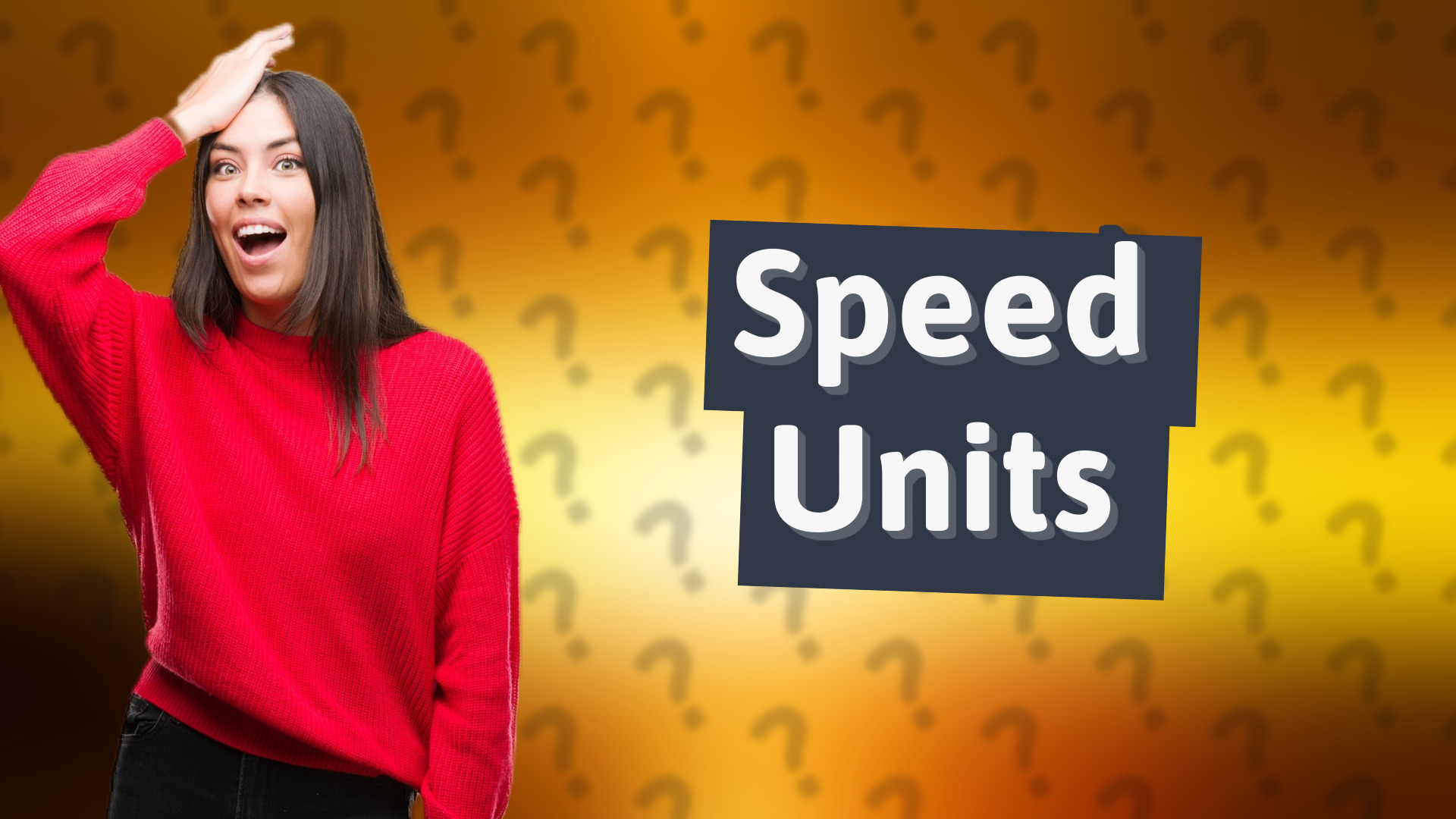 Speed Units