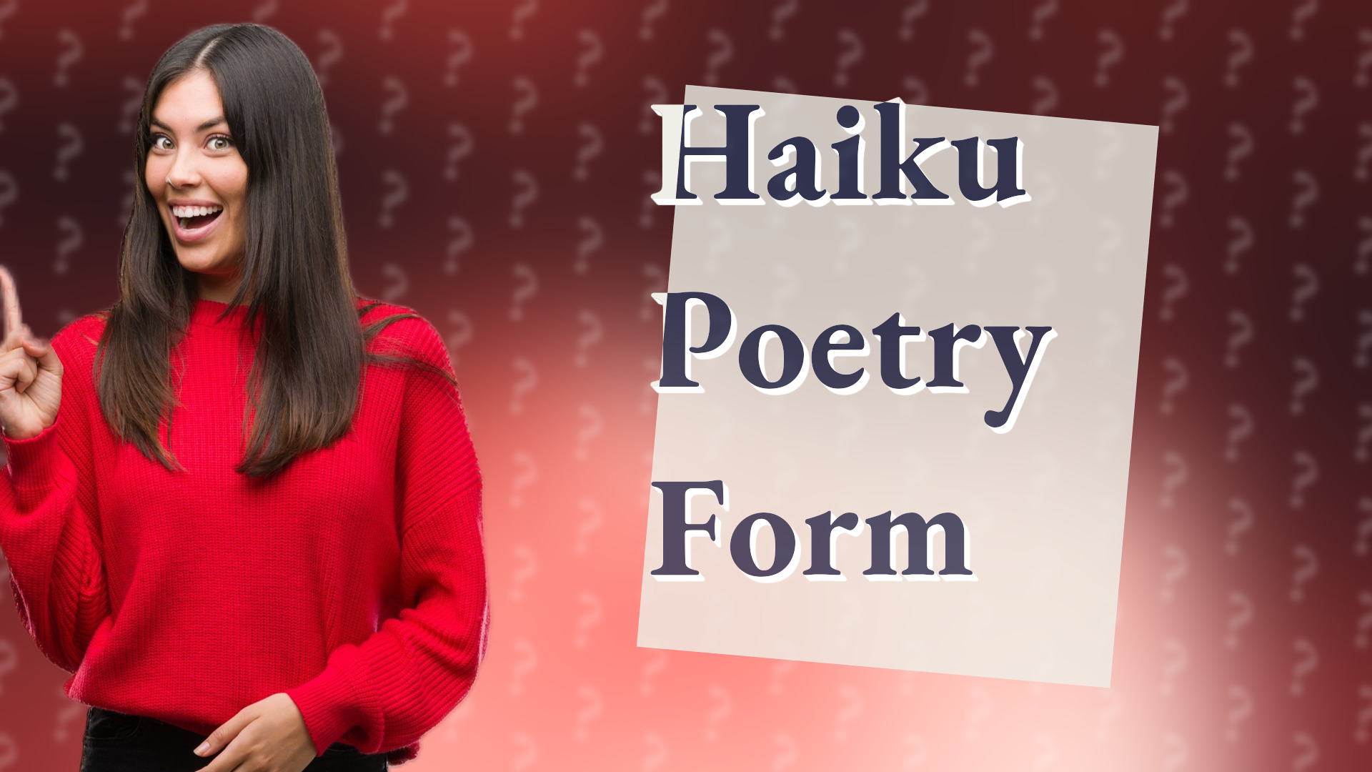 Haiku Poetry Form