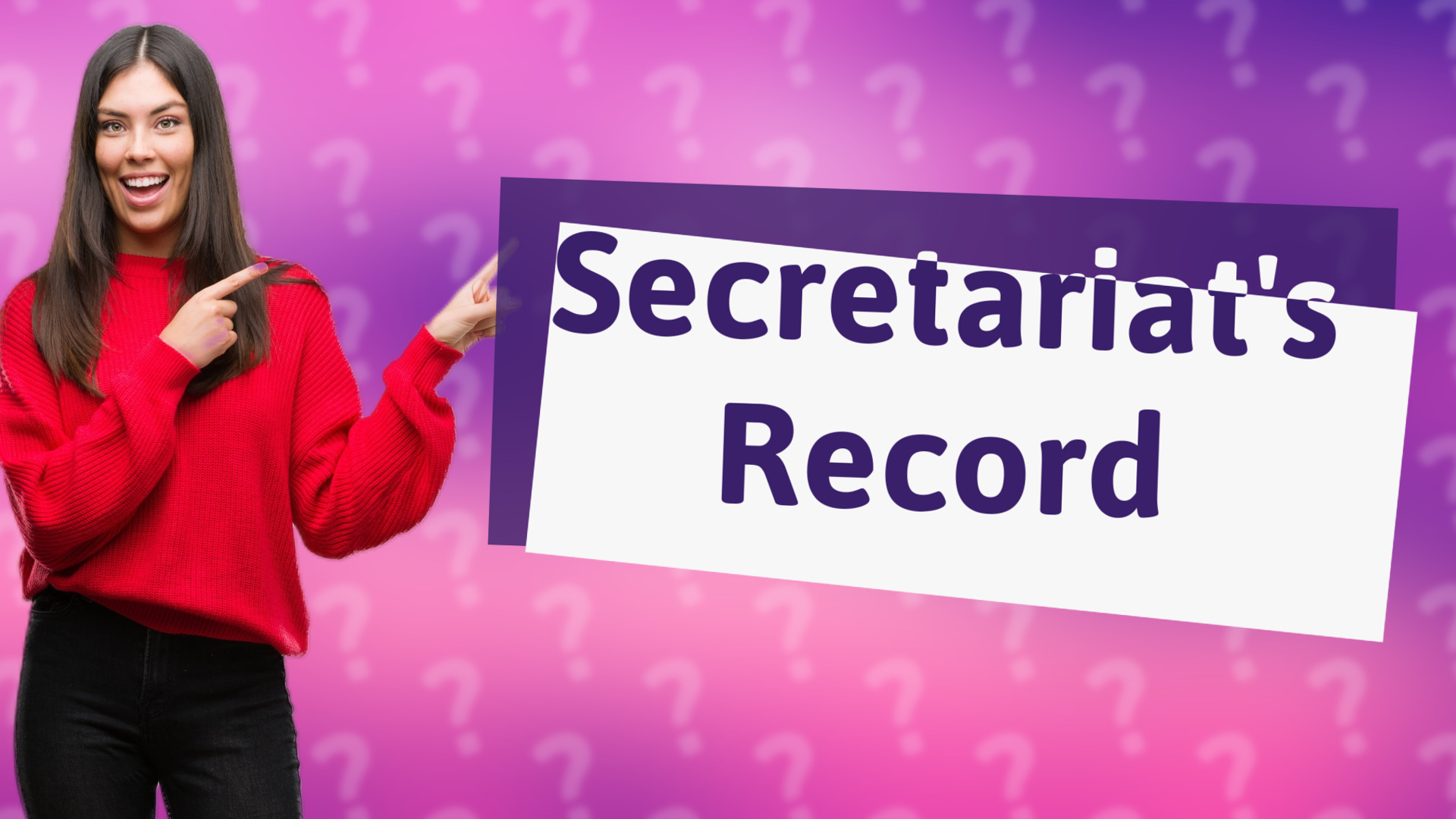 Secretariat's Record