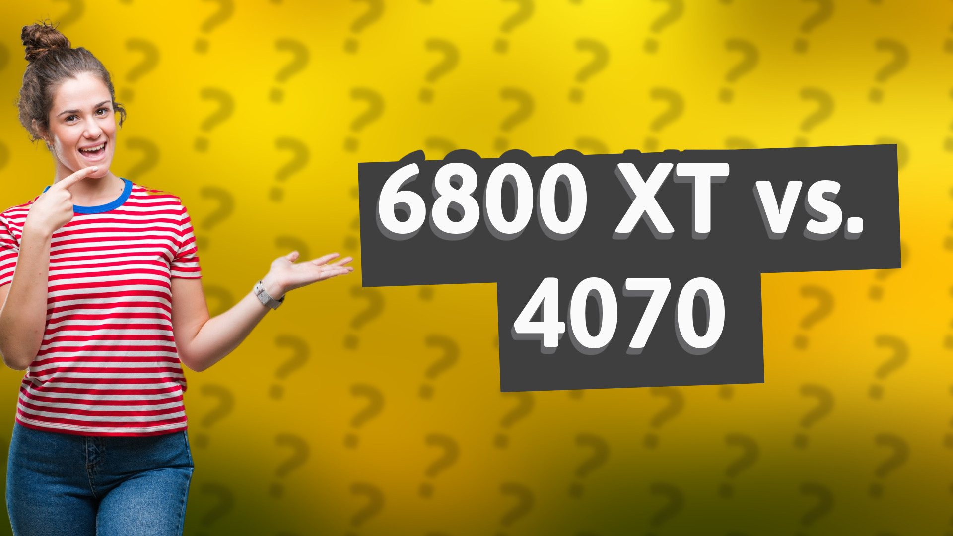 6800 XT vs. 4070