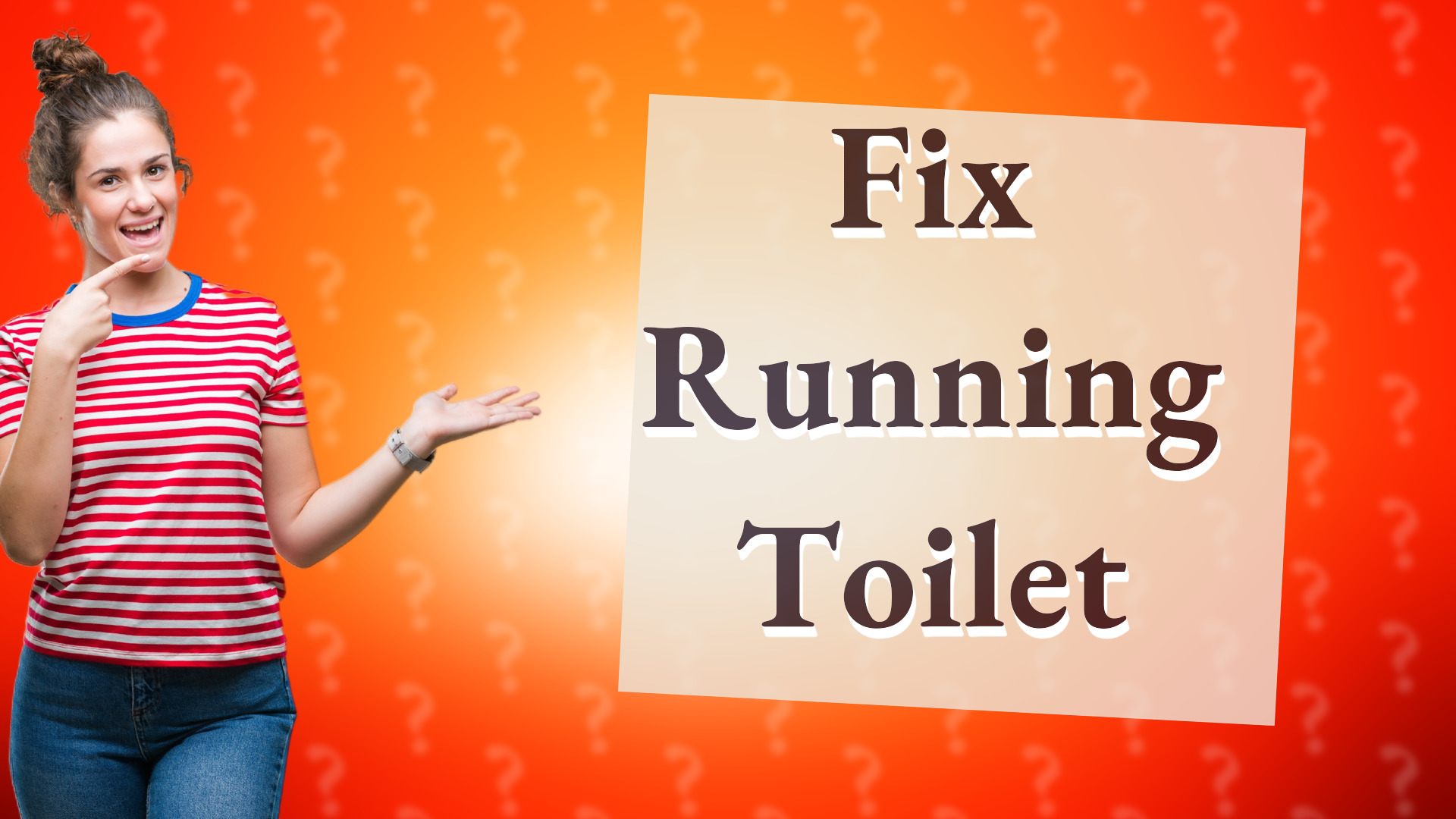 Fix Running Toilet