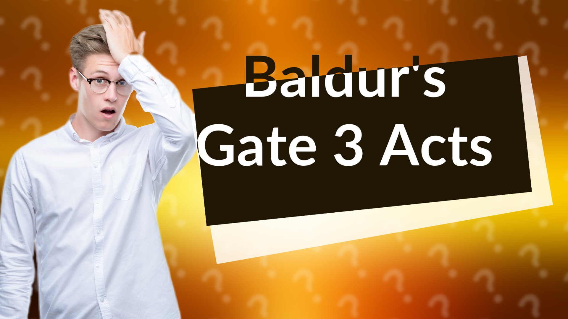 Baldur's Gate 3 Acts