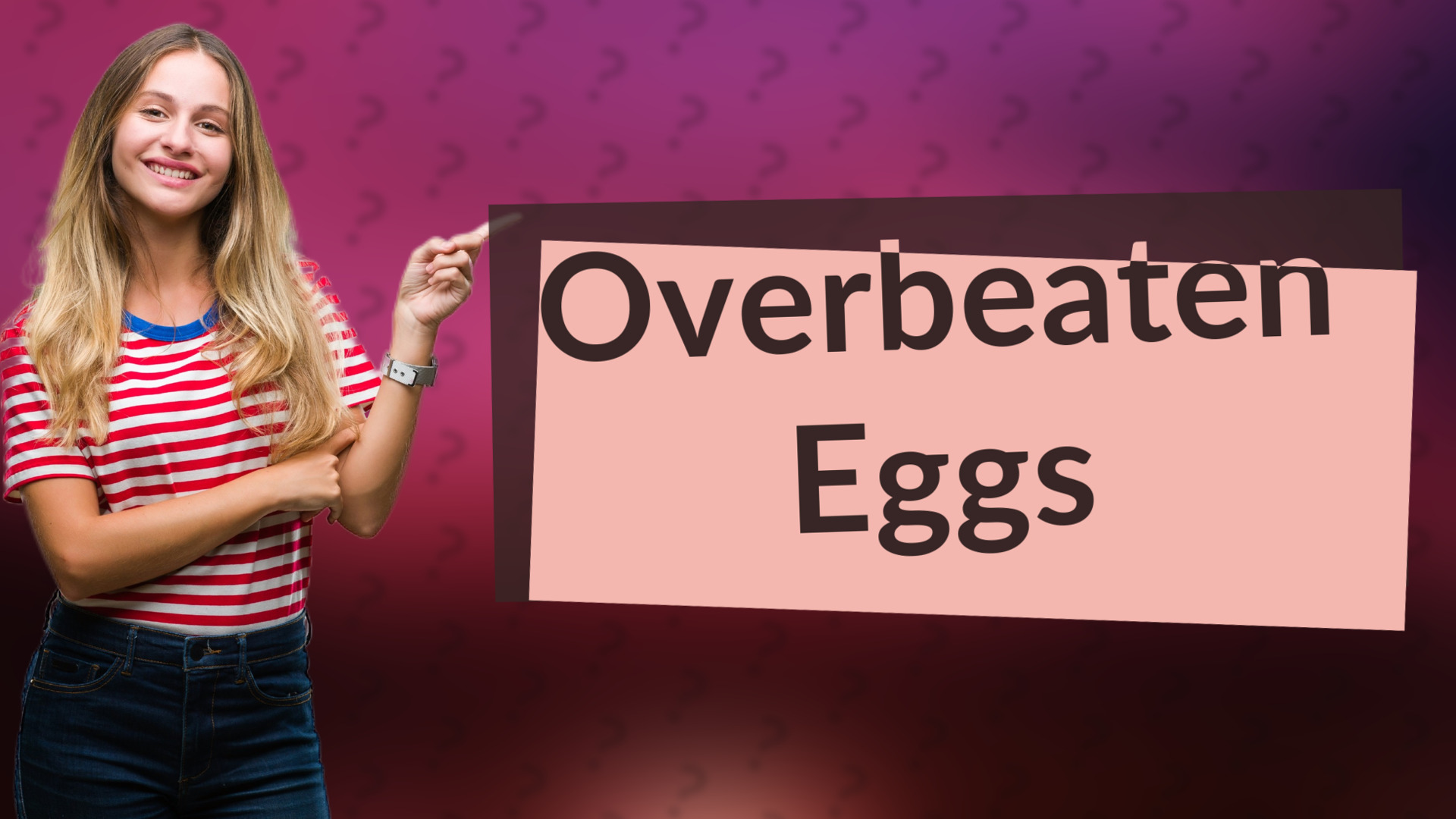 Overbeaten Eggs