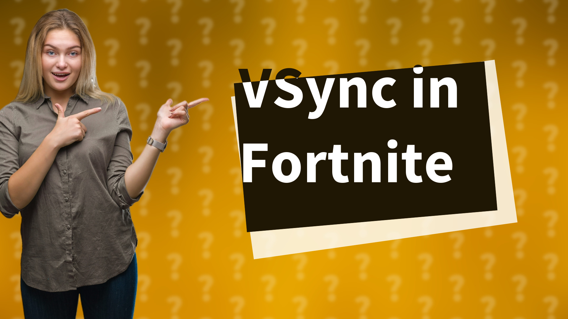 VSync in Fortnite