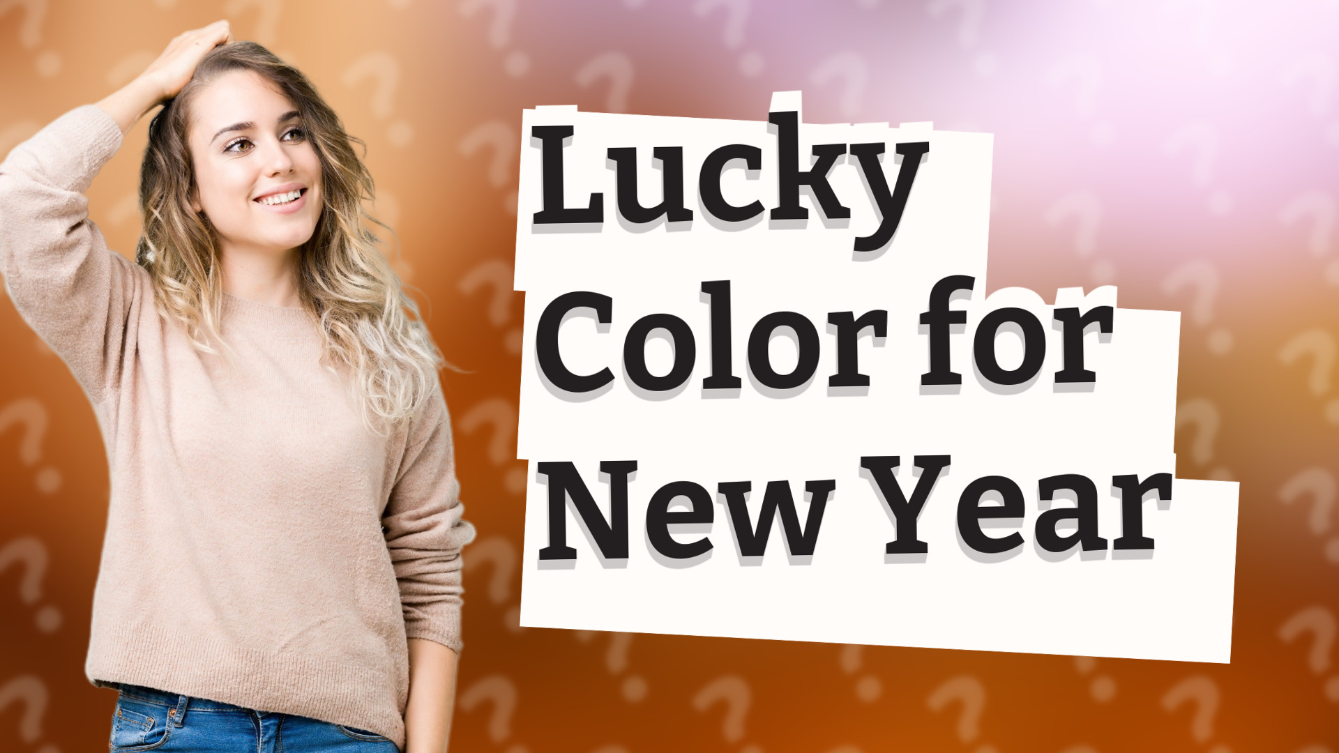 Lucky Color for New Year