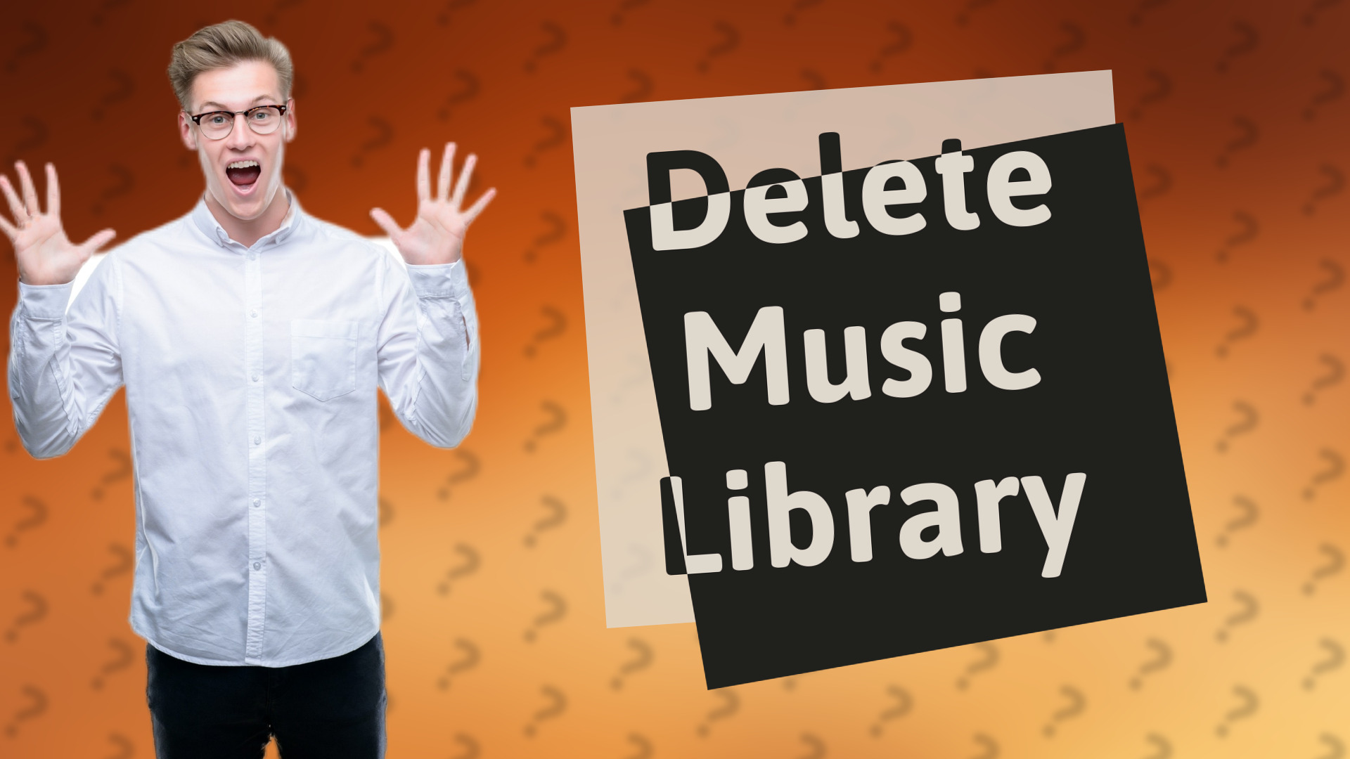 Delete Music Library