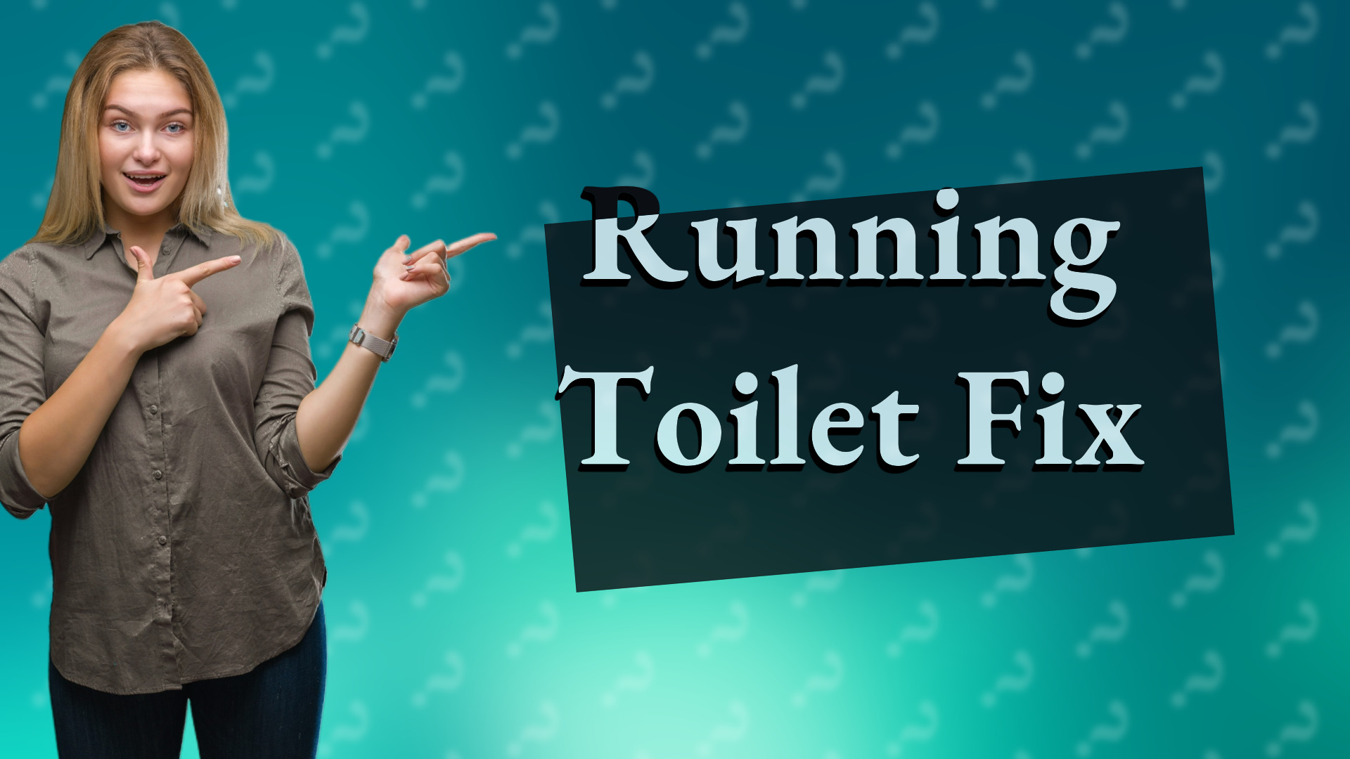 Running Toilet Fix