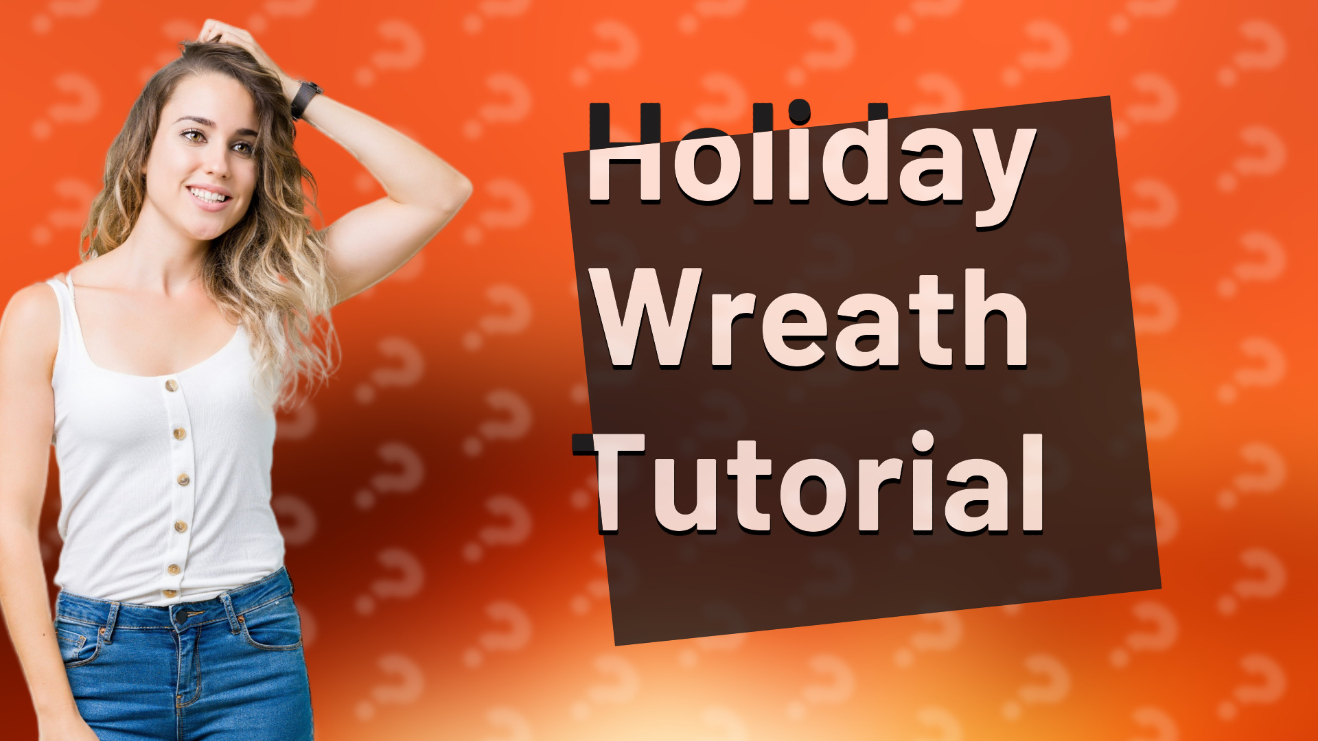 Holiday Wreath Tutorial