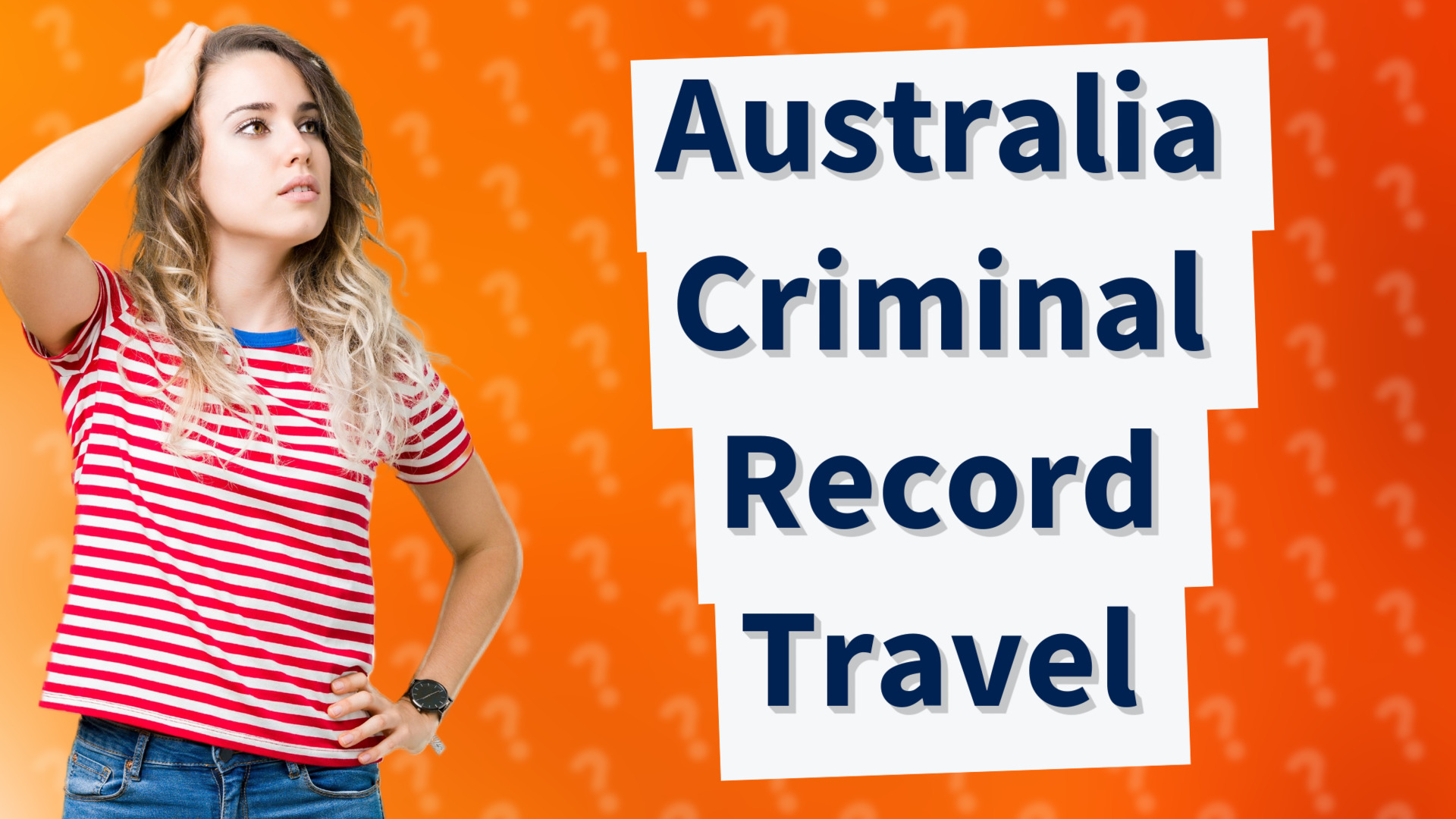 Australia Criminal Record Travel