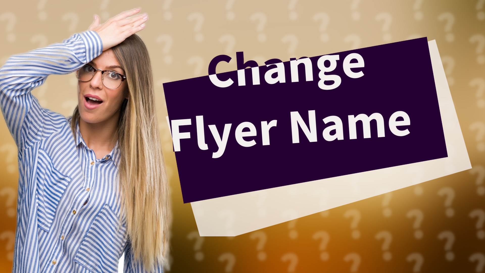 Change Flyer Name