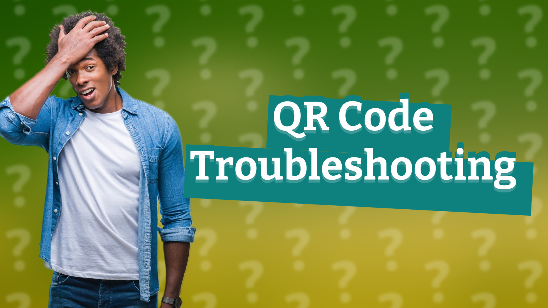 QR Code Troubleshooting