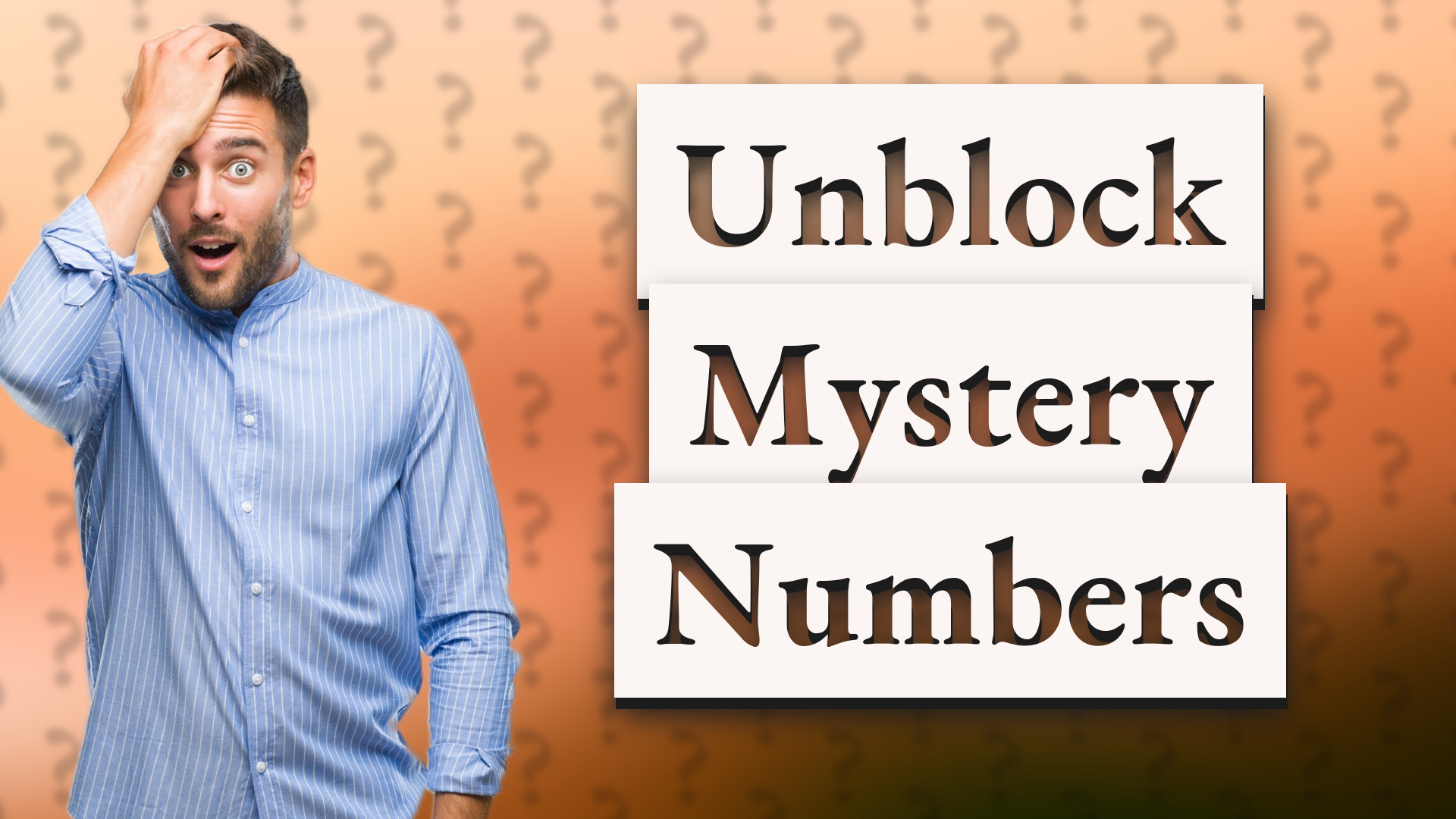 Unblock Mystery Numbers