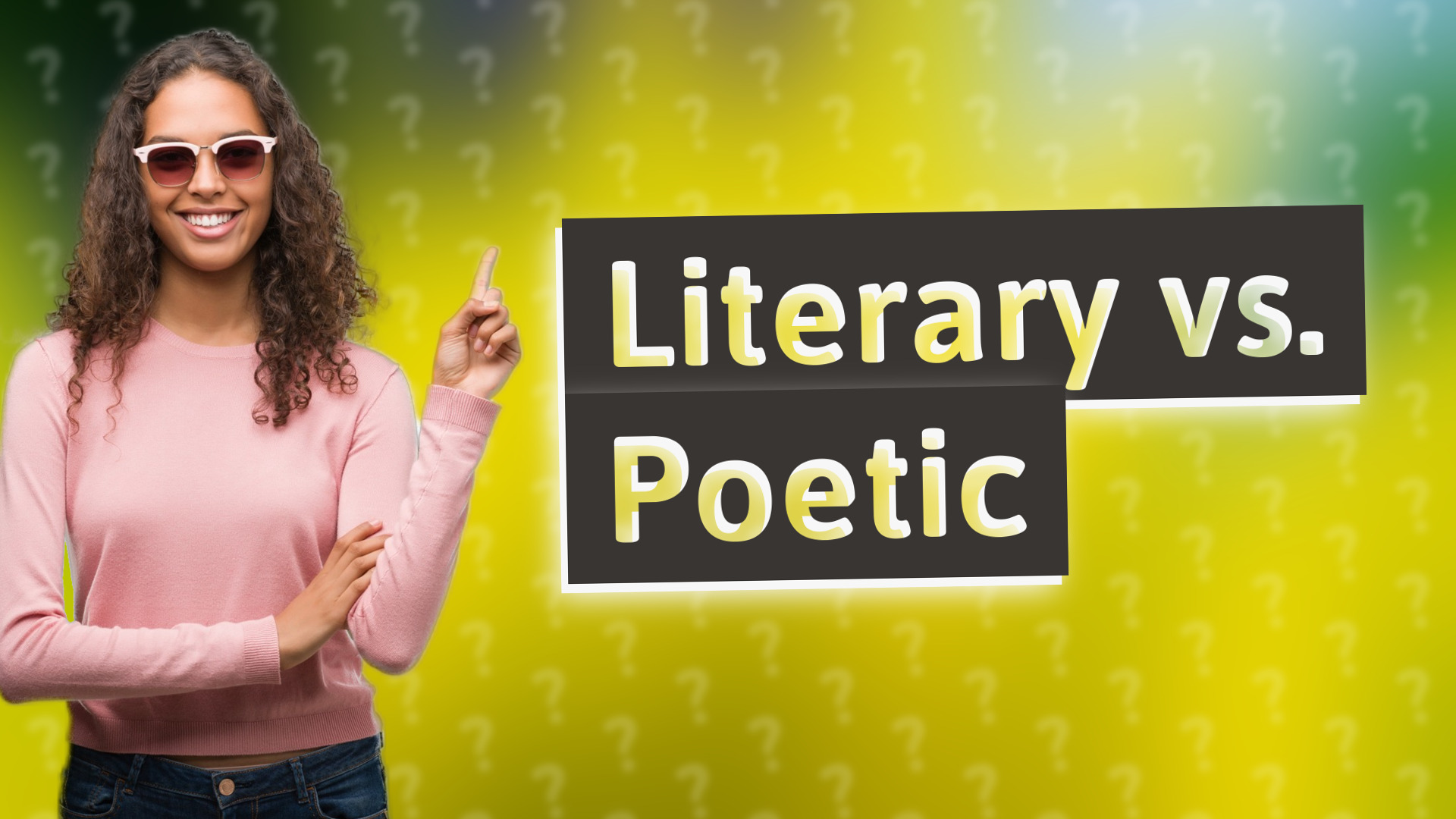 Literary vs. Poetic