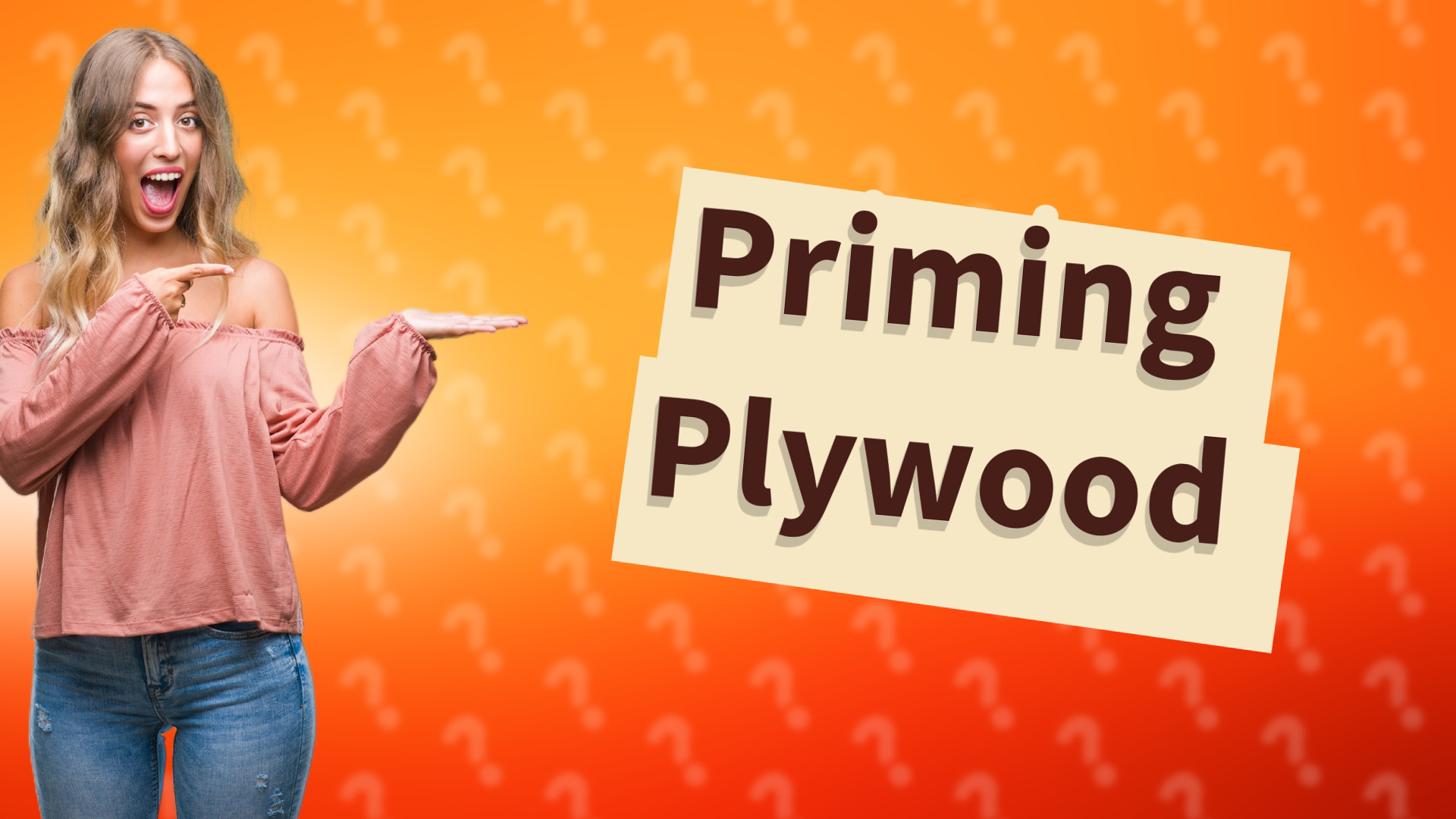 Priming Plywood