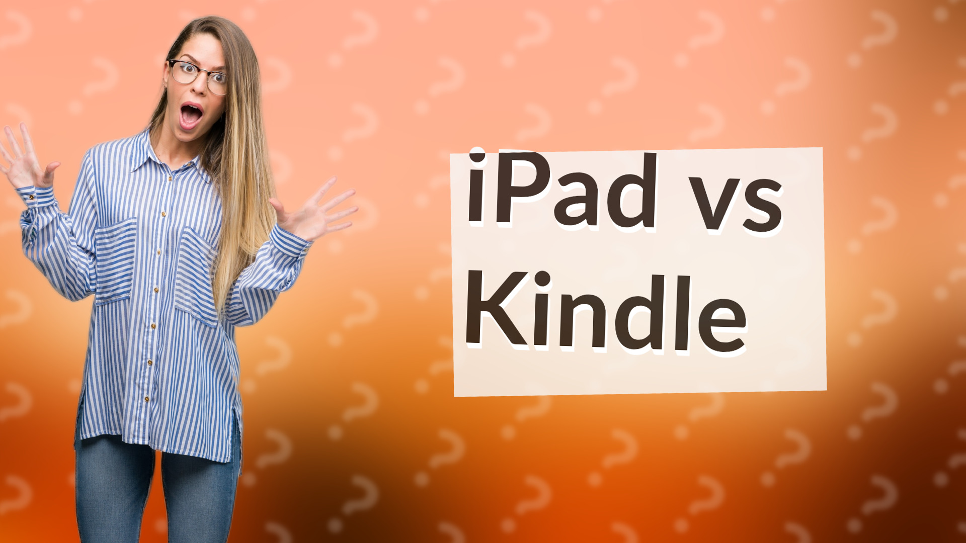 iPad vs Kindle