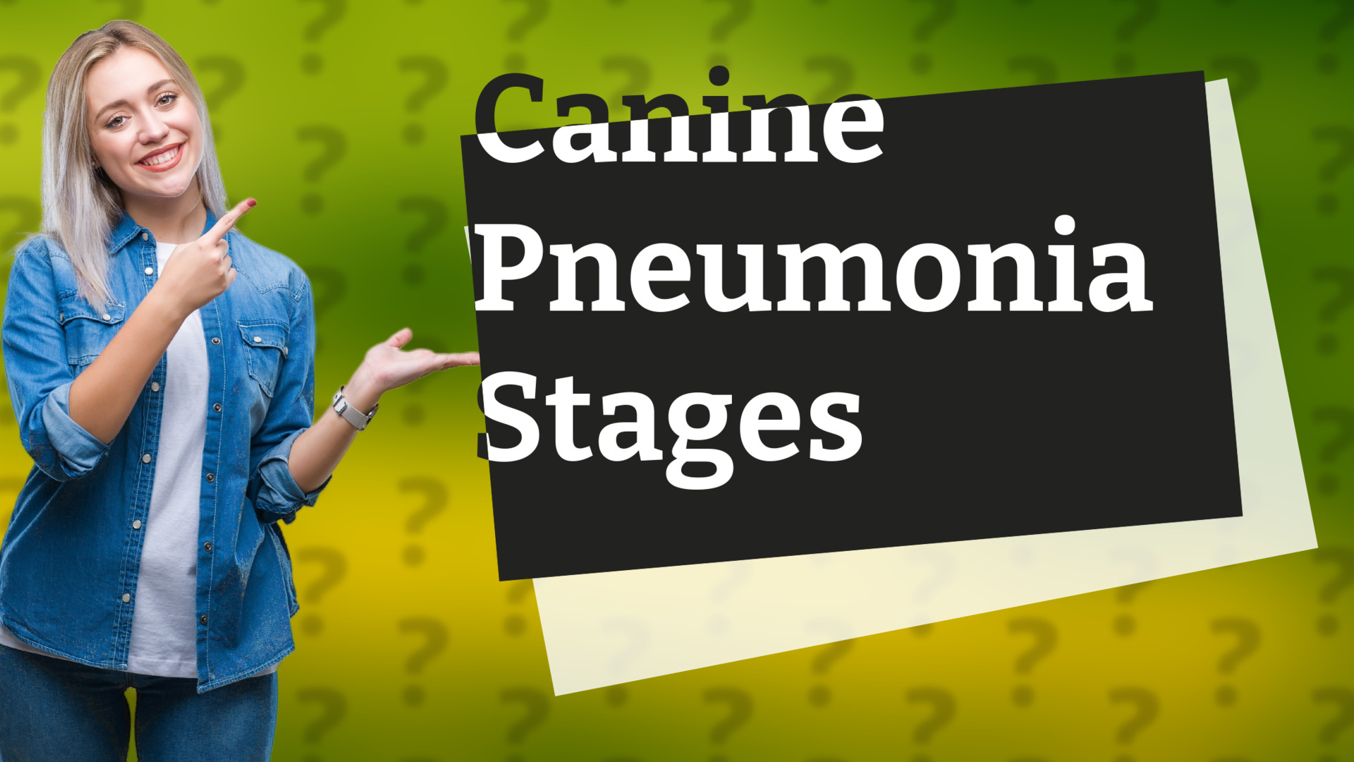 Canine Pneumonia Stages