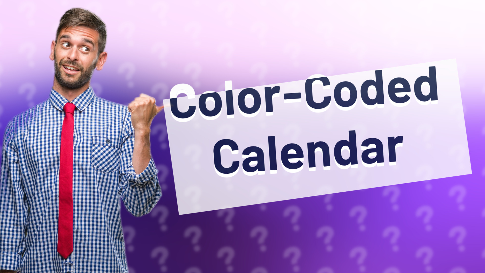 Color-Coded Calendar