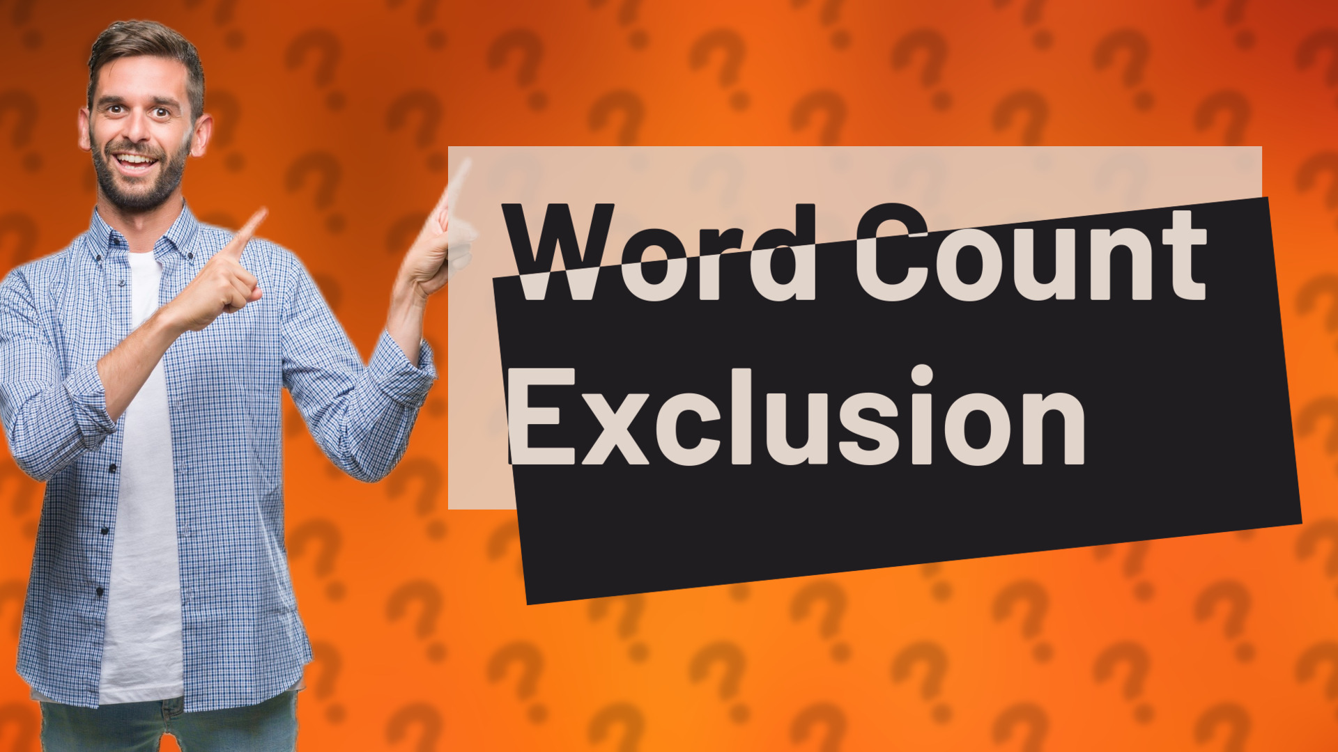 Word Count Exclusion