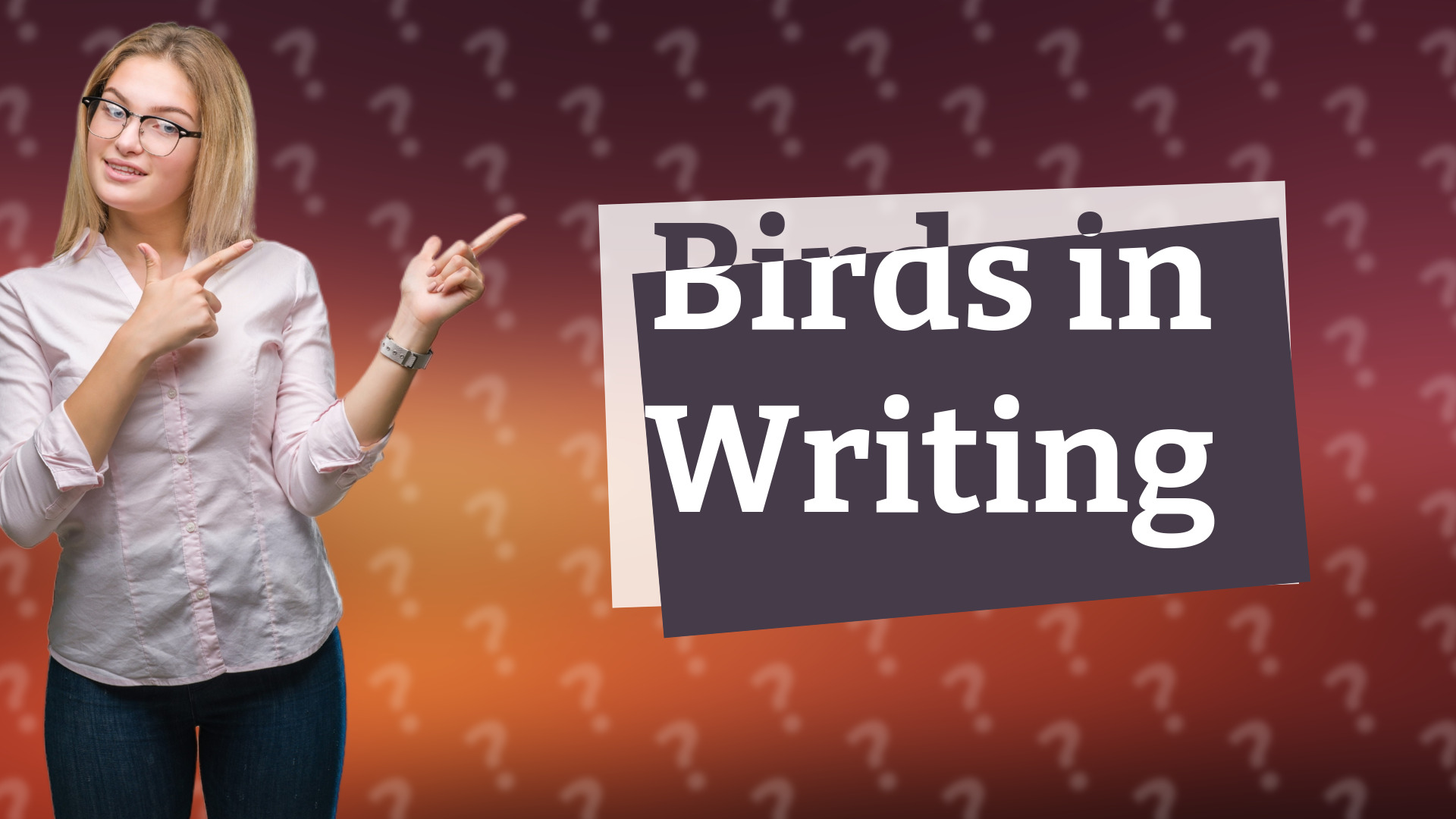 Birds in Writing
