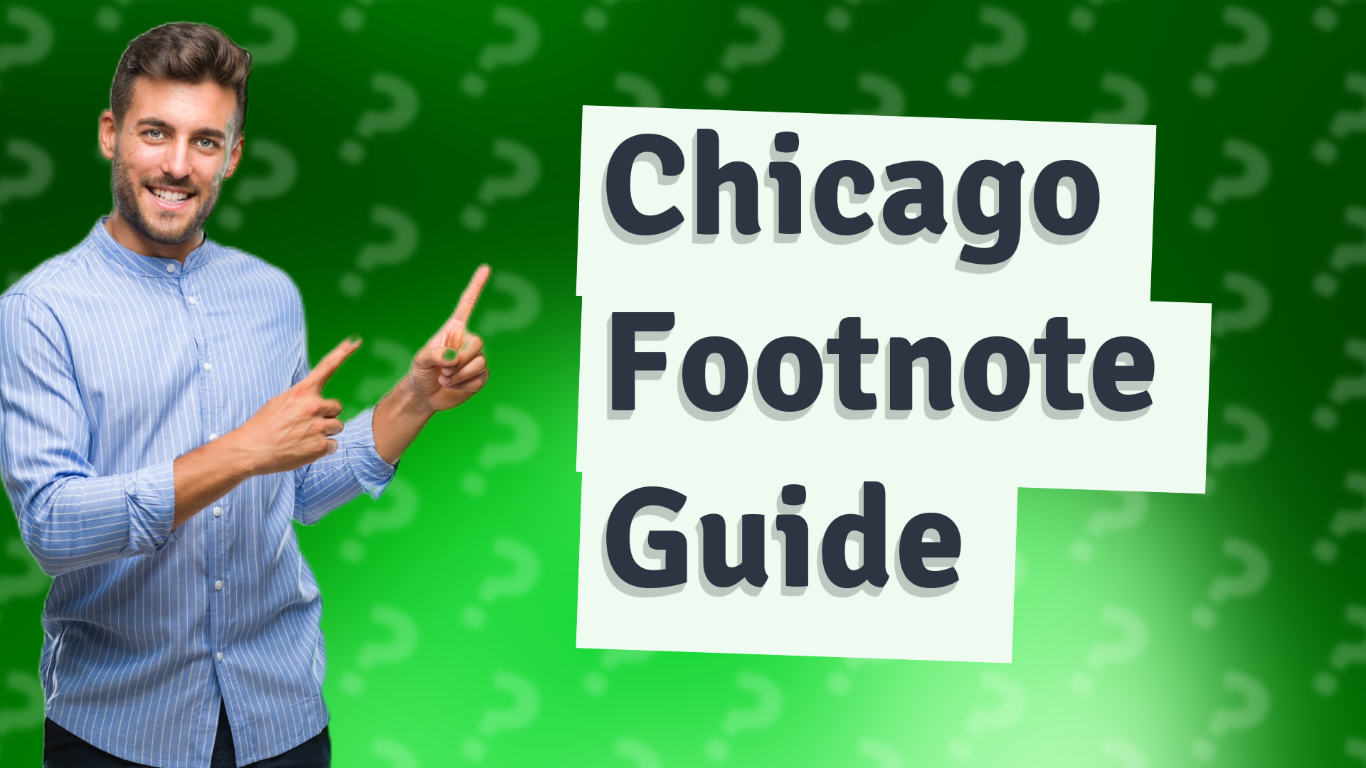 Chicago Footnote Guide