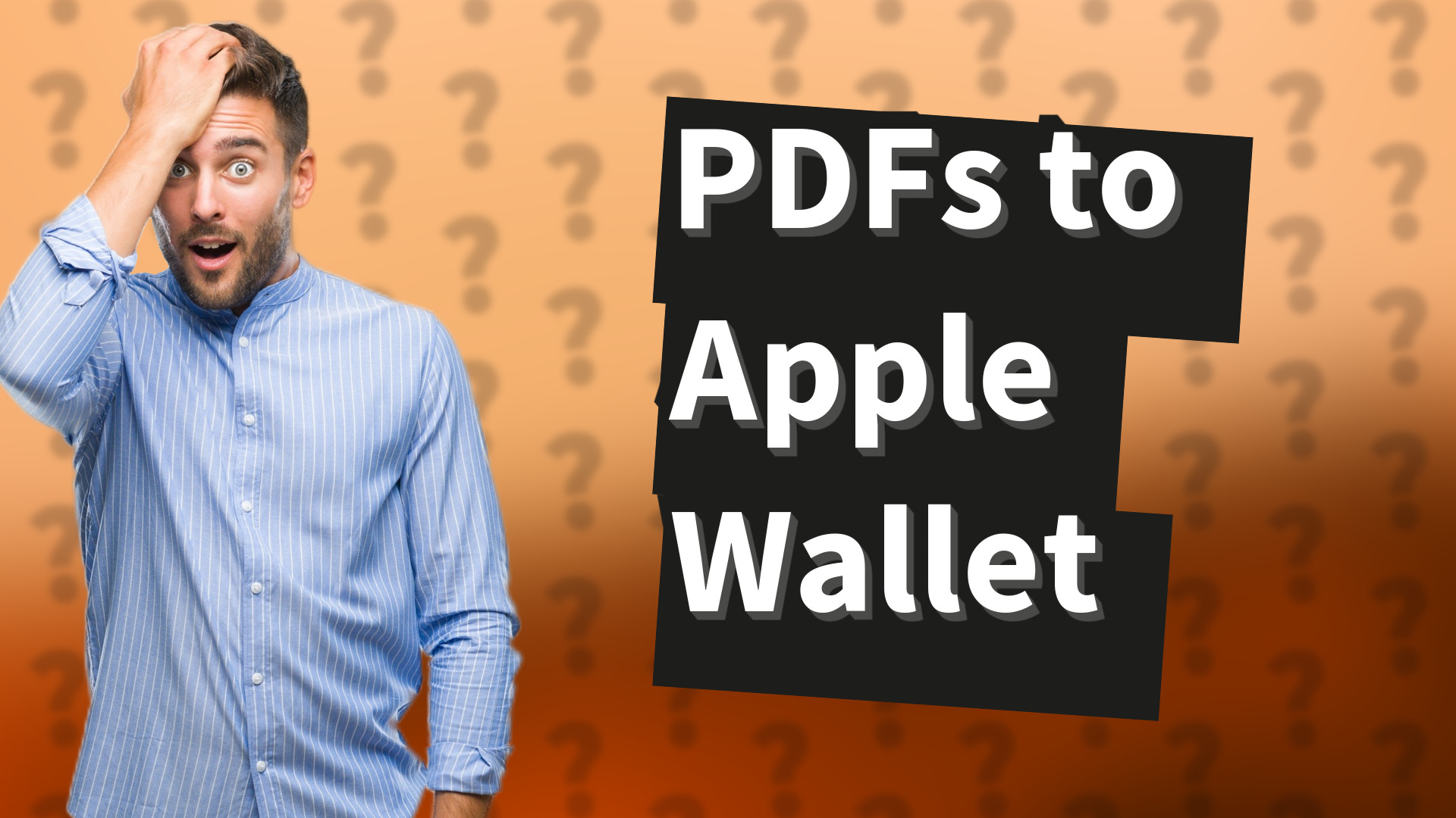 PDFs to Apple Wallet