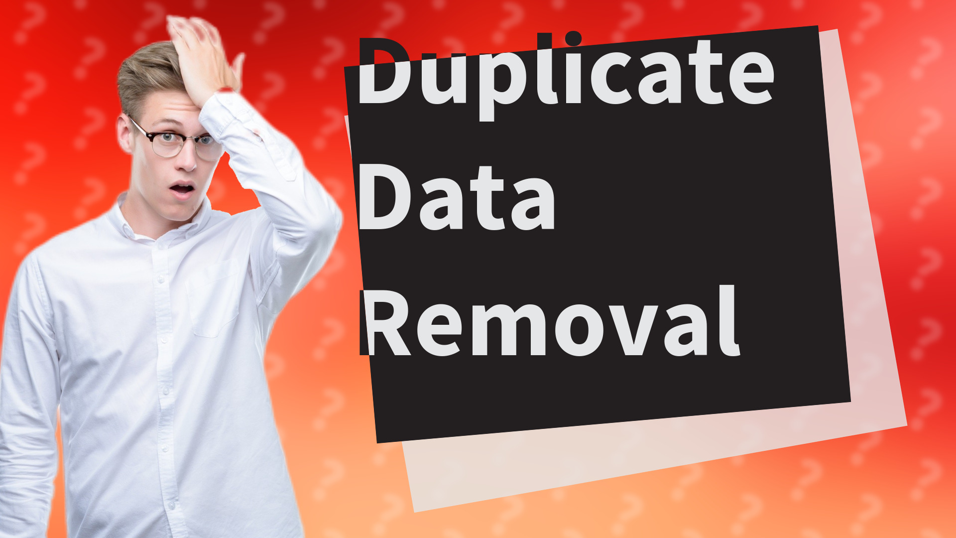 Duplicate Data Removal
