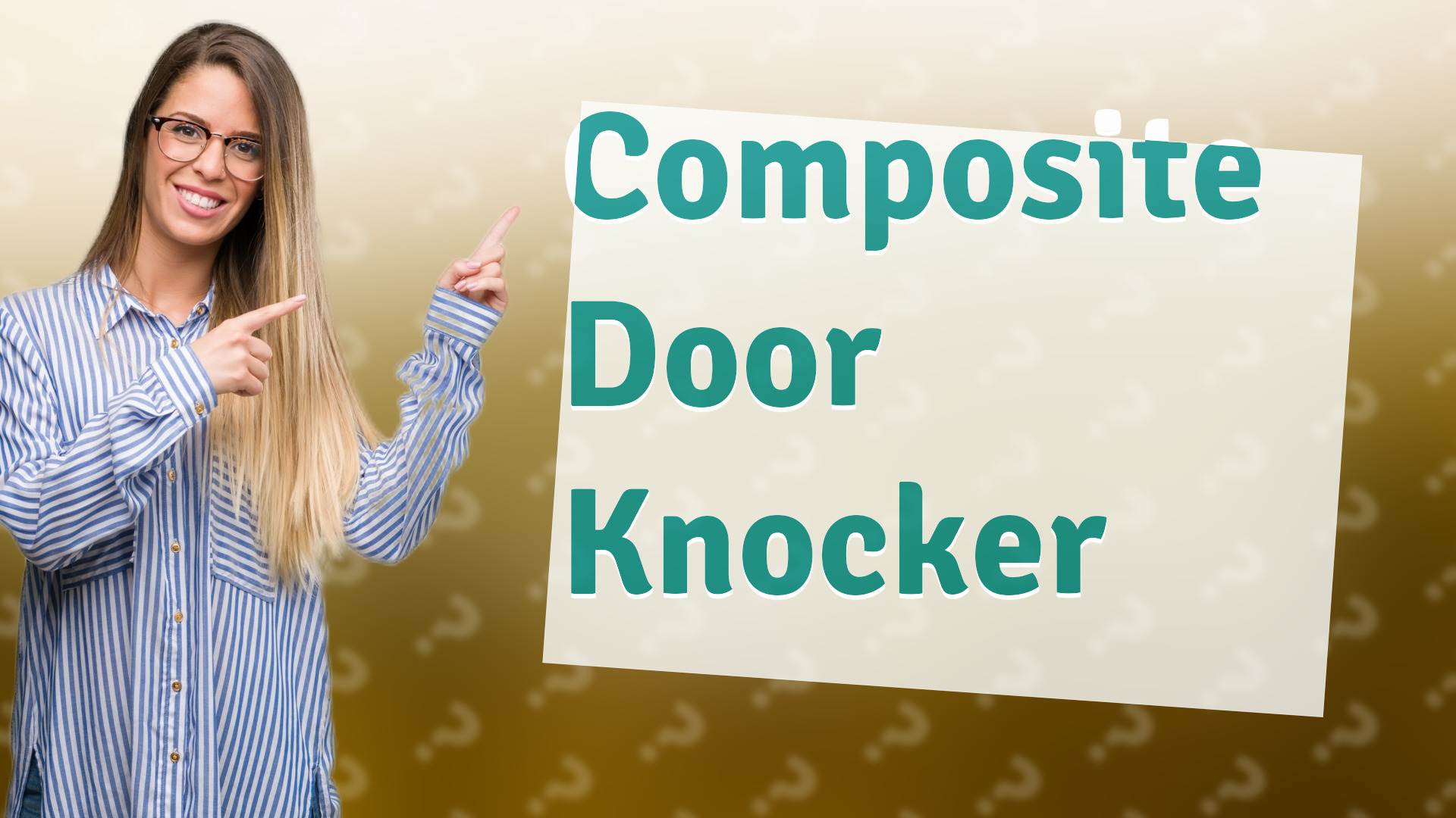 Composite Door Knocker