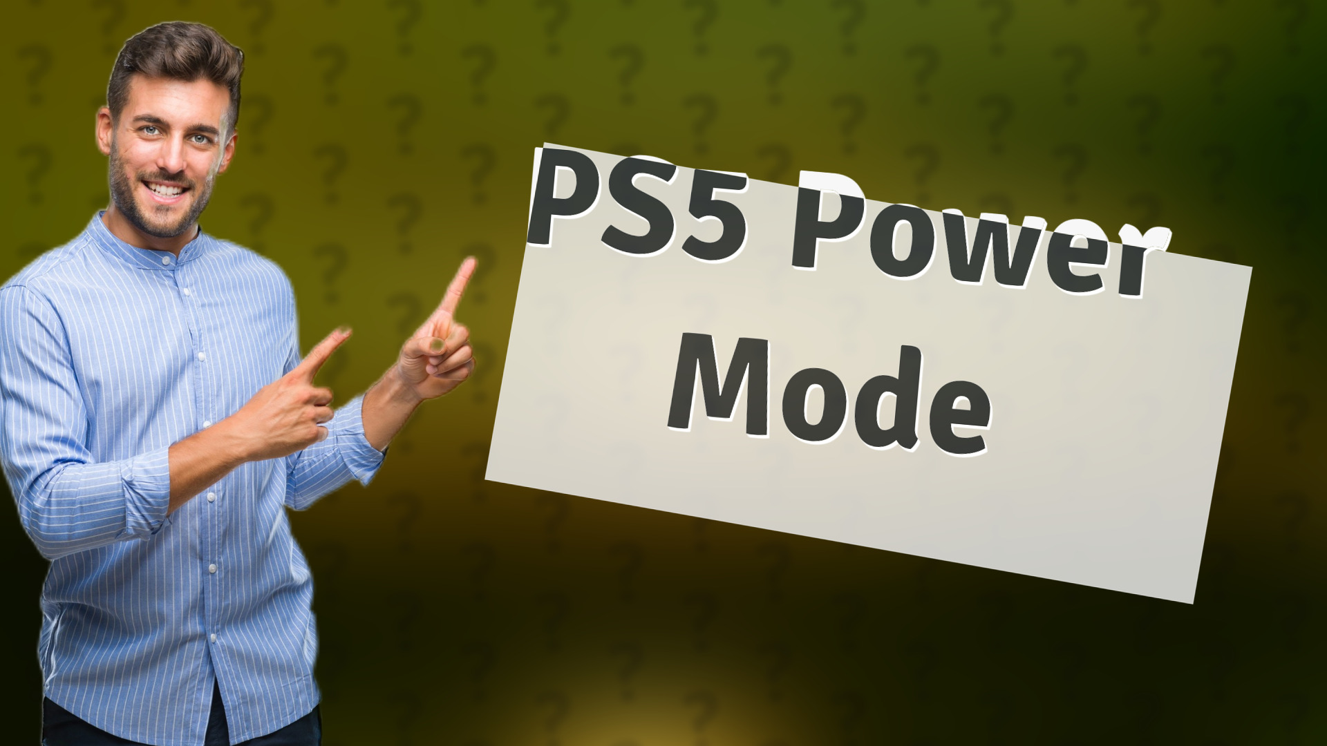PS5 Power Mode