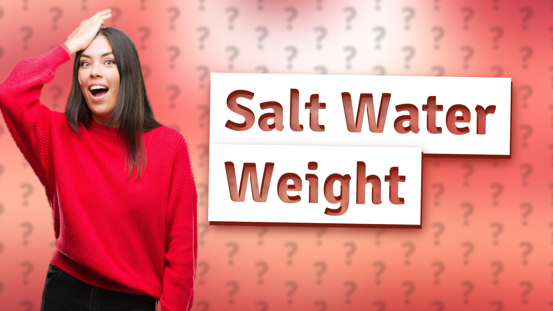 Salt Water Weight