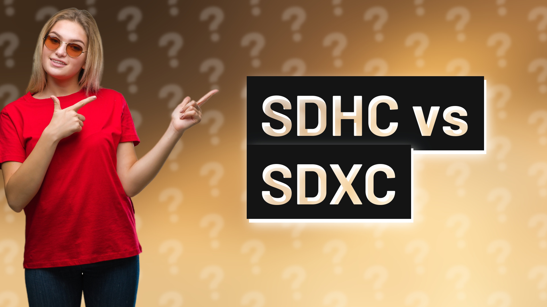 SDHC vs SDXC