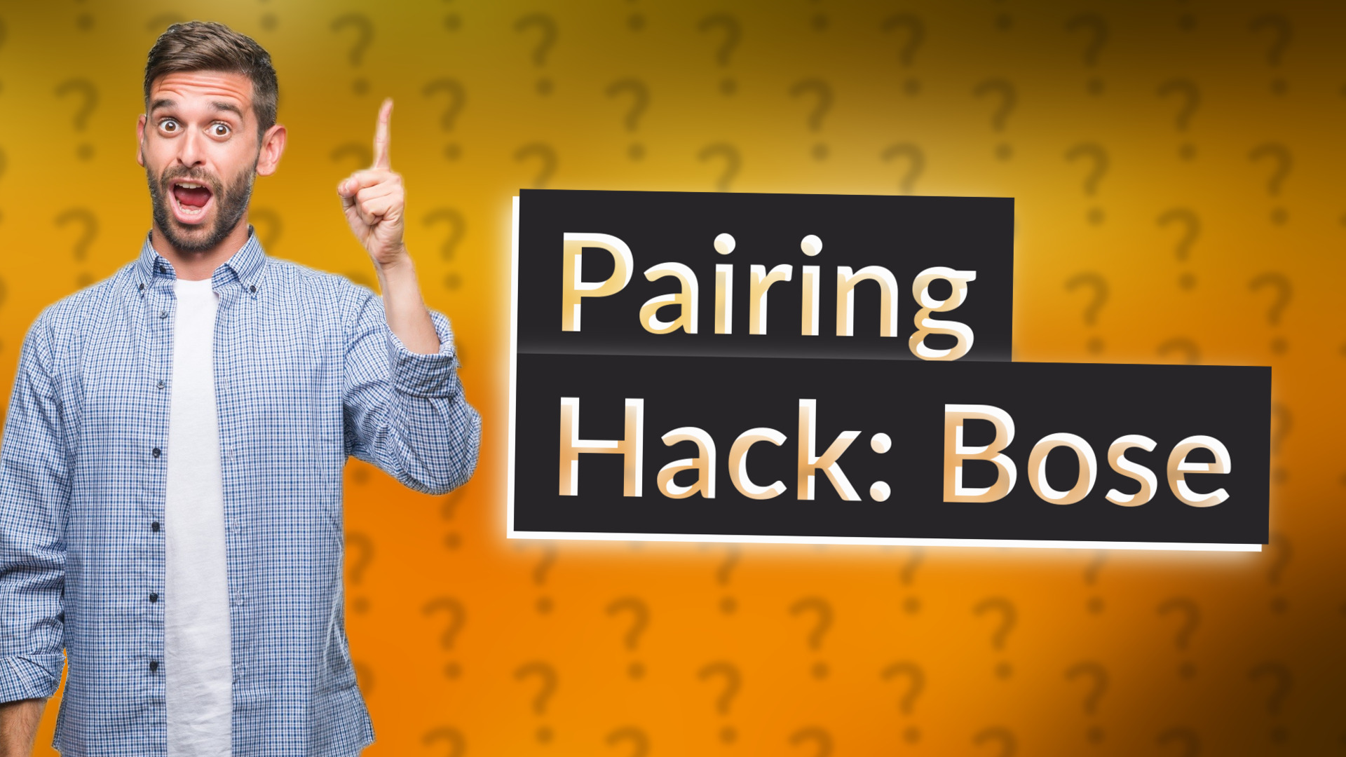 Pairing Hack: Bose