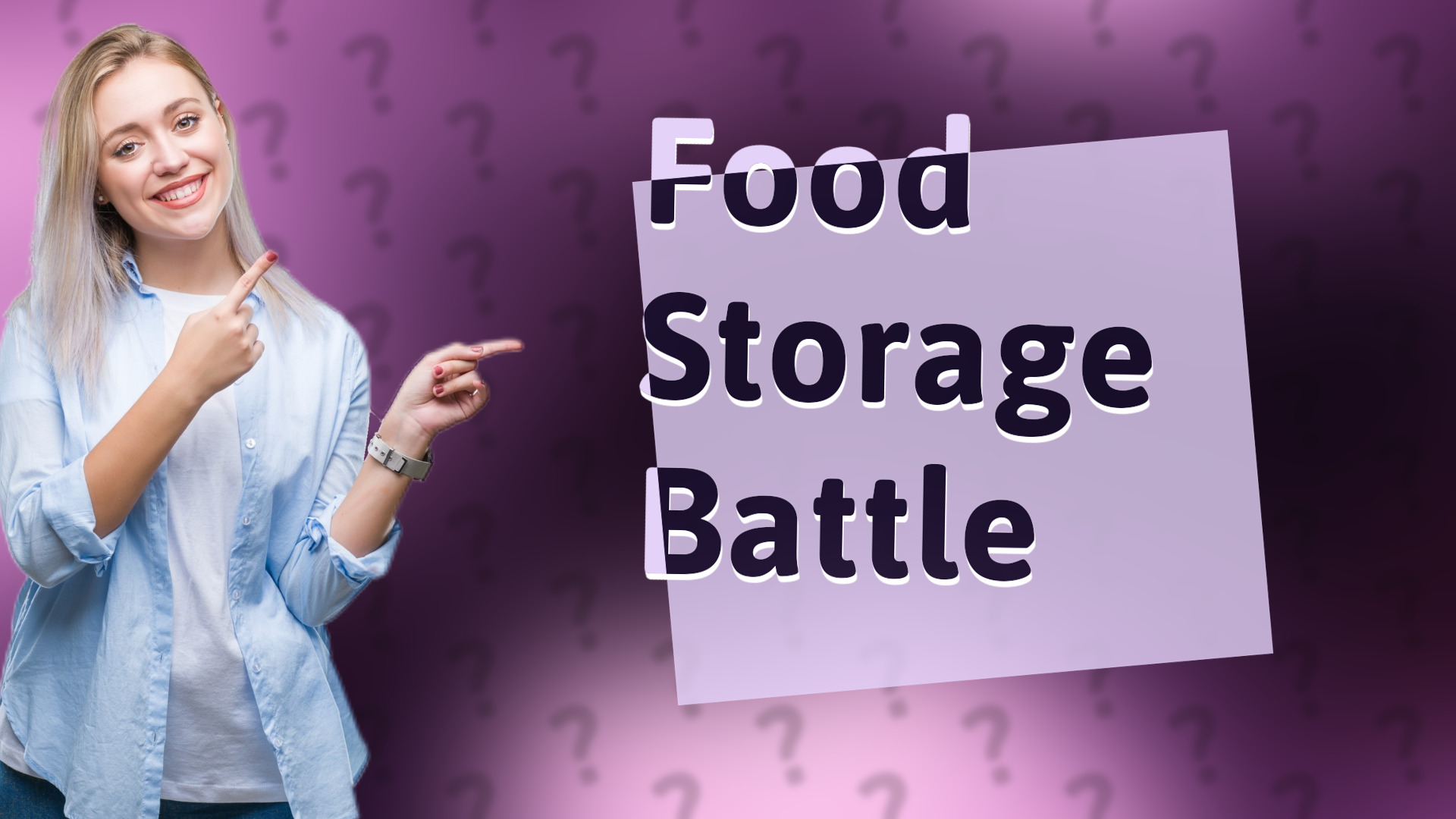Food Storage Battle
