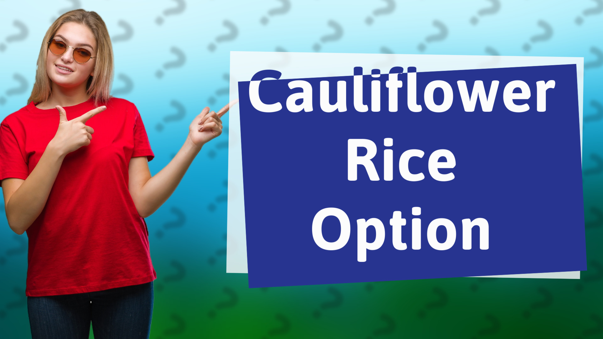 Cauliflower Rice Option